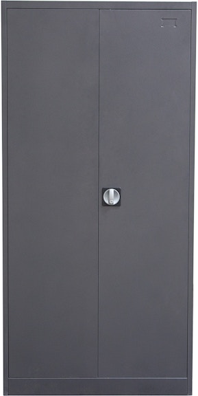 Diamond Sofa Bedroom 2-door Metal Closet With Safe and Mirror With Key Lock  Entry CCMSDG - Osmond