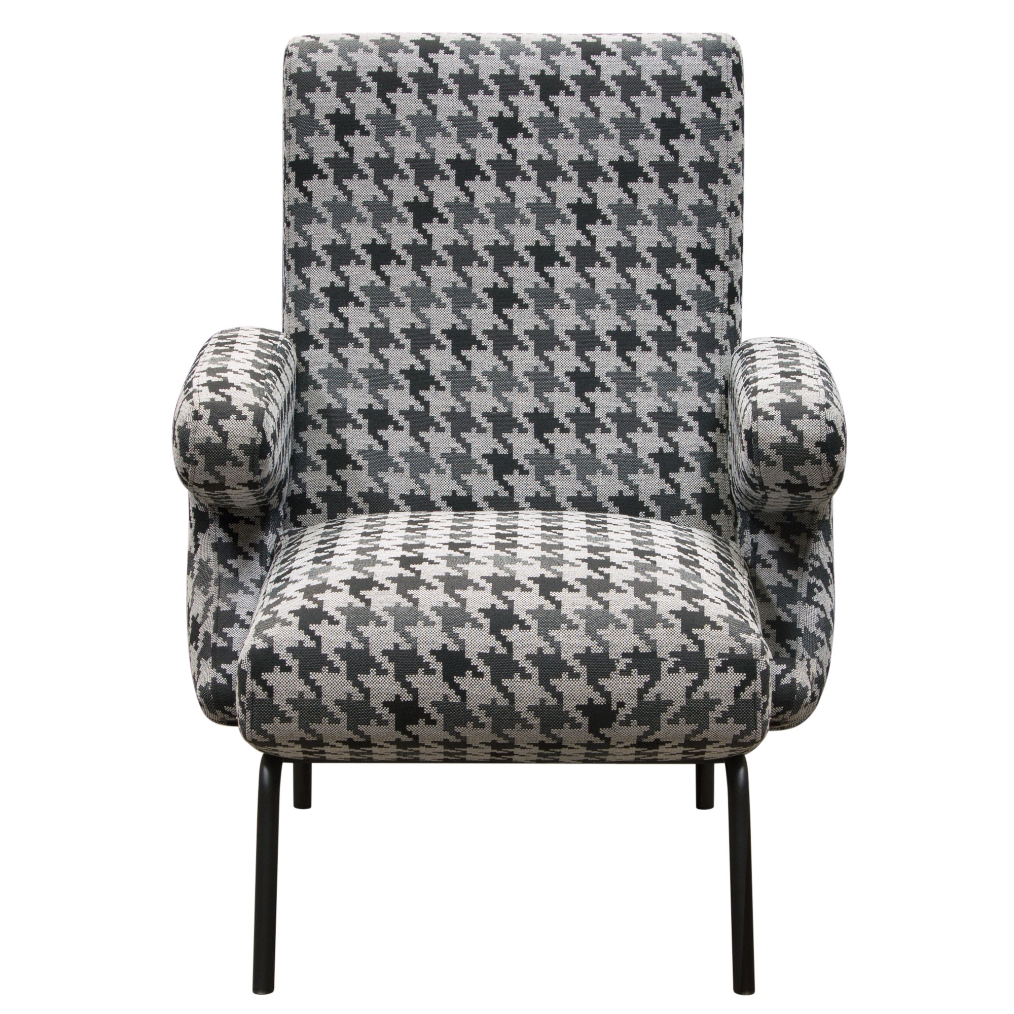 Diamond Sofa Living Room Harper Accent Chair In Hounds Tooth