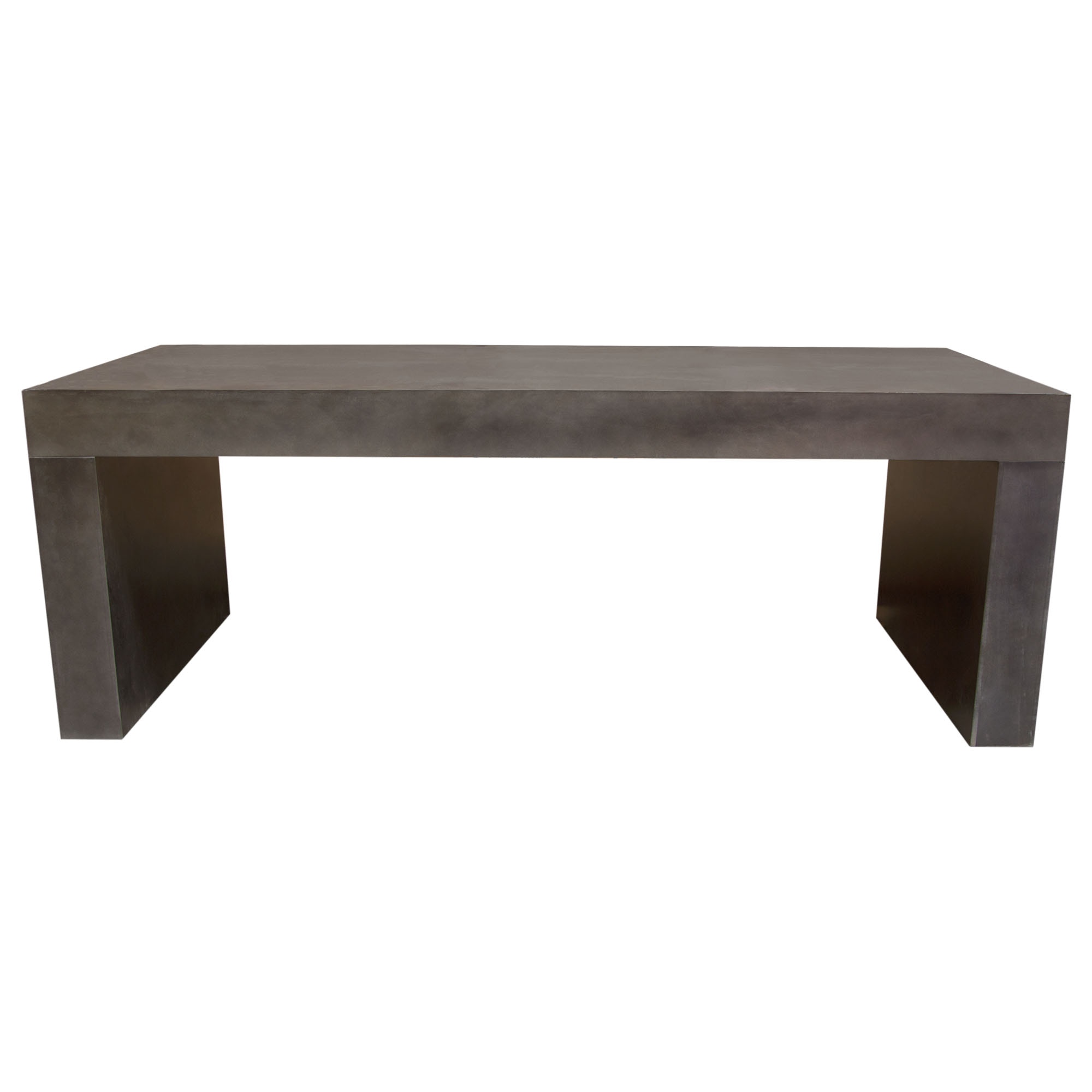 Faux concrete store dining table