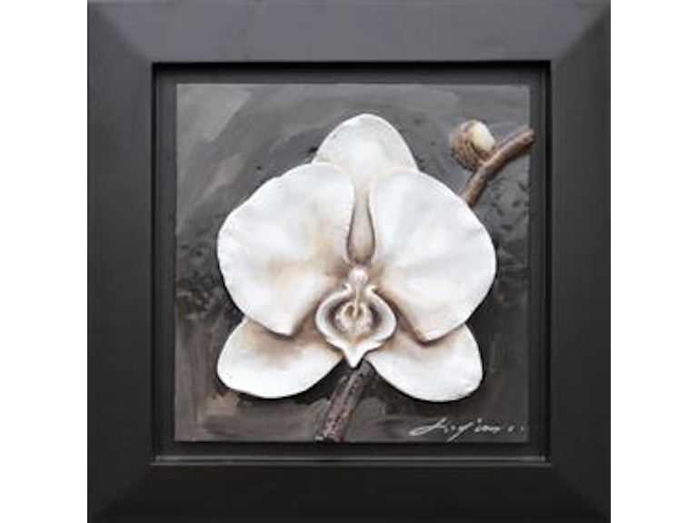 Yosemite Home Decor Accessories White Orchid Acrylic Painting Fcc4704s 2 Evans Furniture