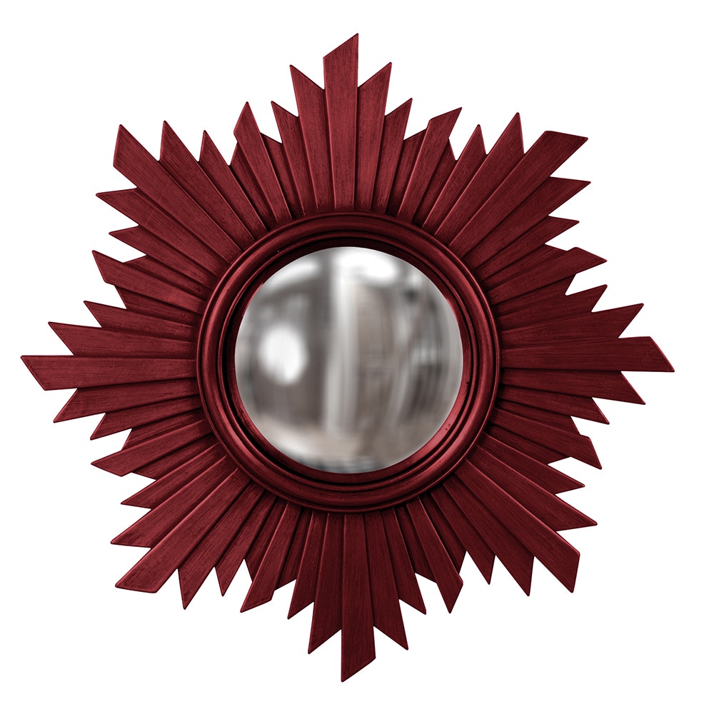 Howard Elliott Euphoria Mirror - Glossy Burgundy 51268BU