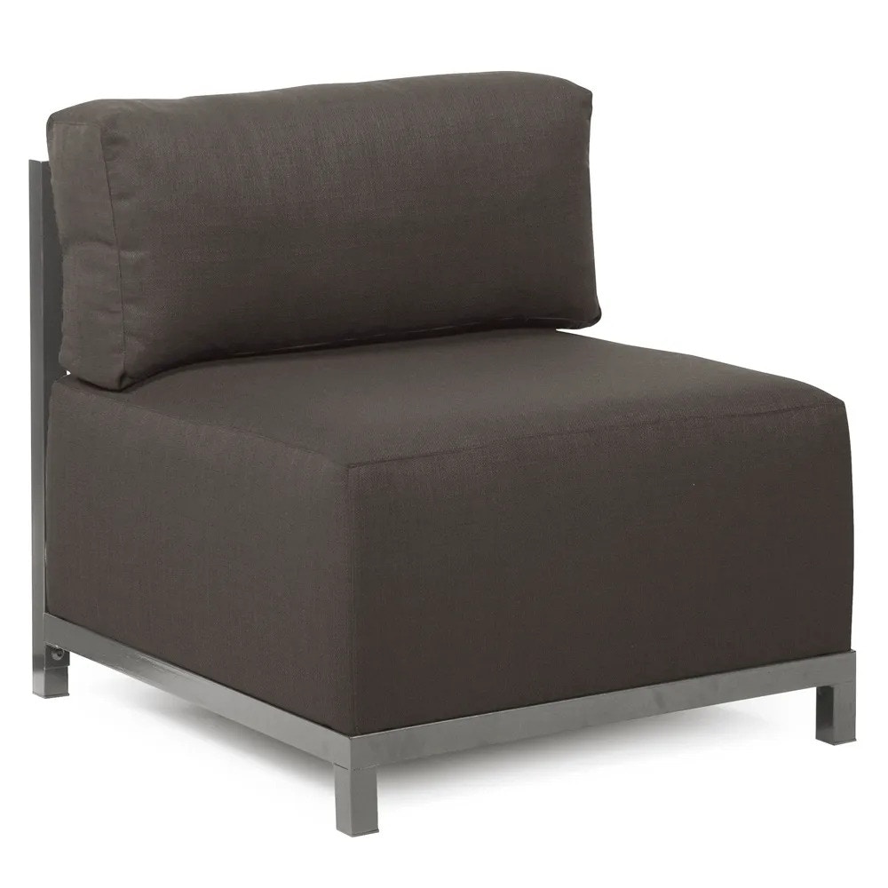 Howard Elliott Axis Chair Seascape Charcoal Slipcover -Cover Only Q920-460