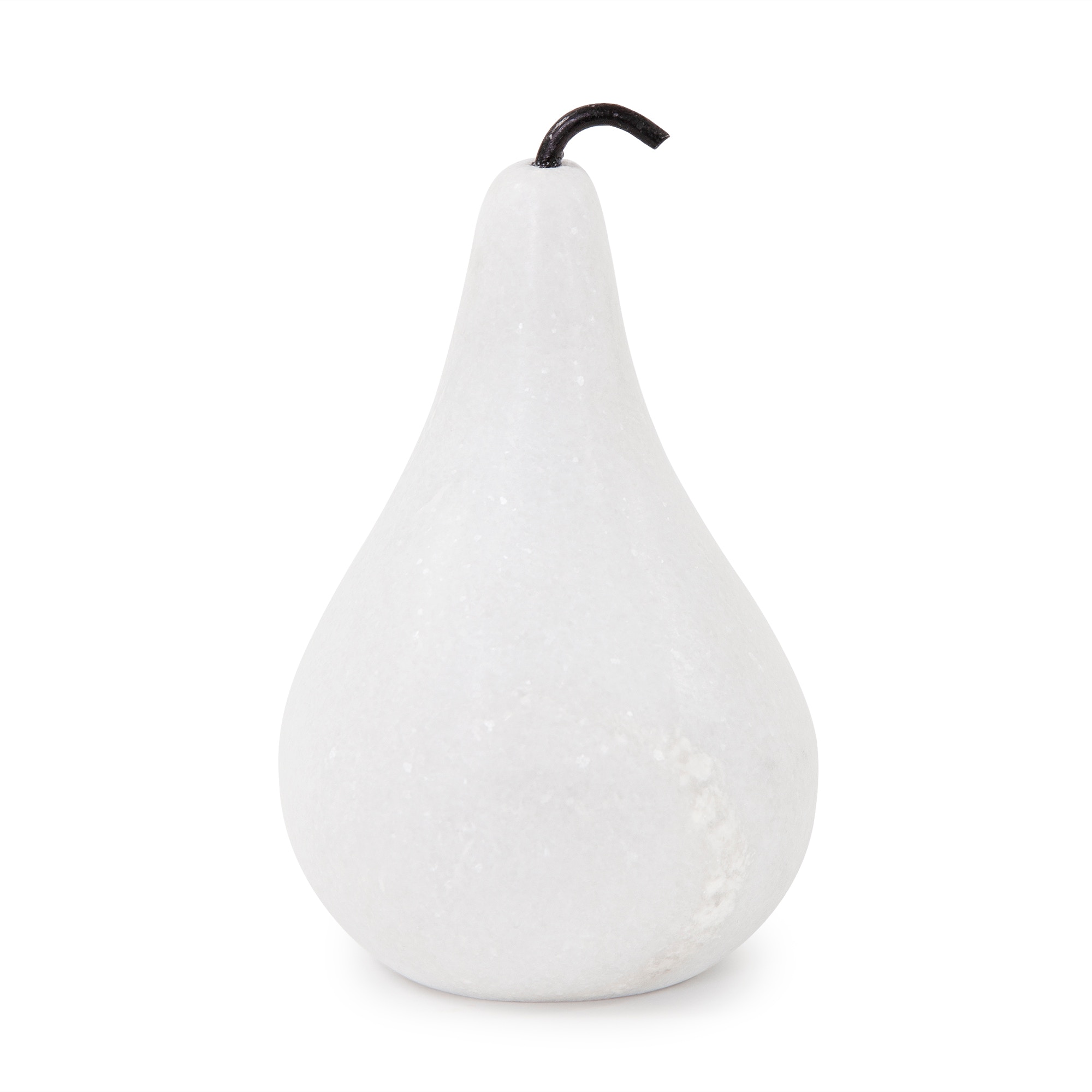 Howard Elliott The Cleo Pear in White Marble 130009