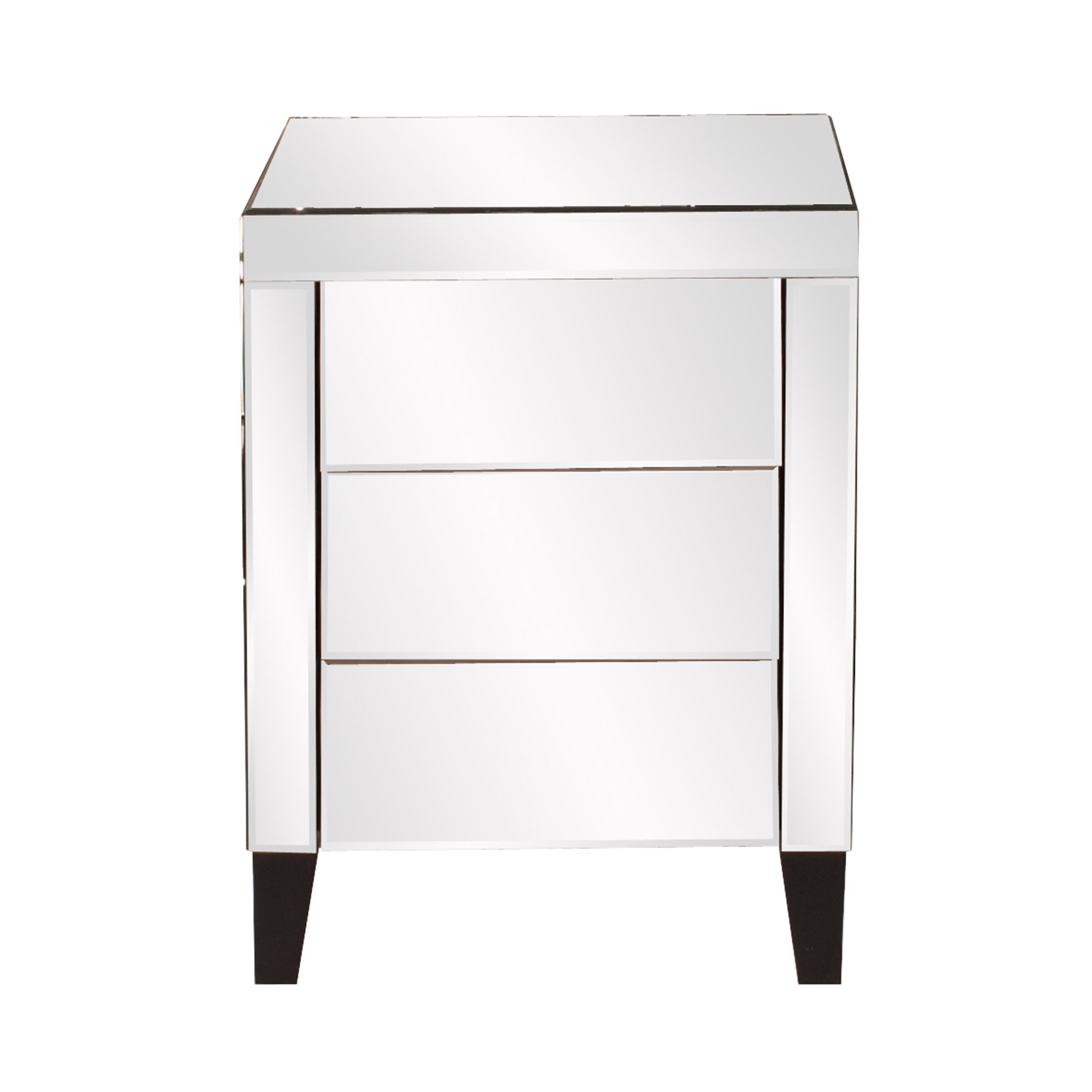 Howard Elliott Mirrored 3 Drawer Accent Cabinet 99026