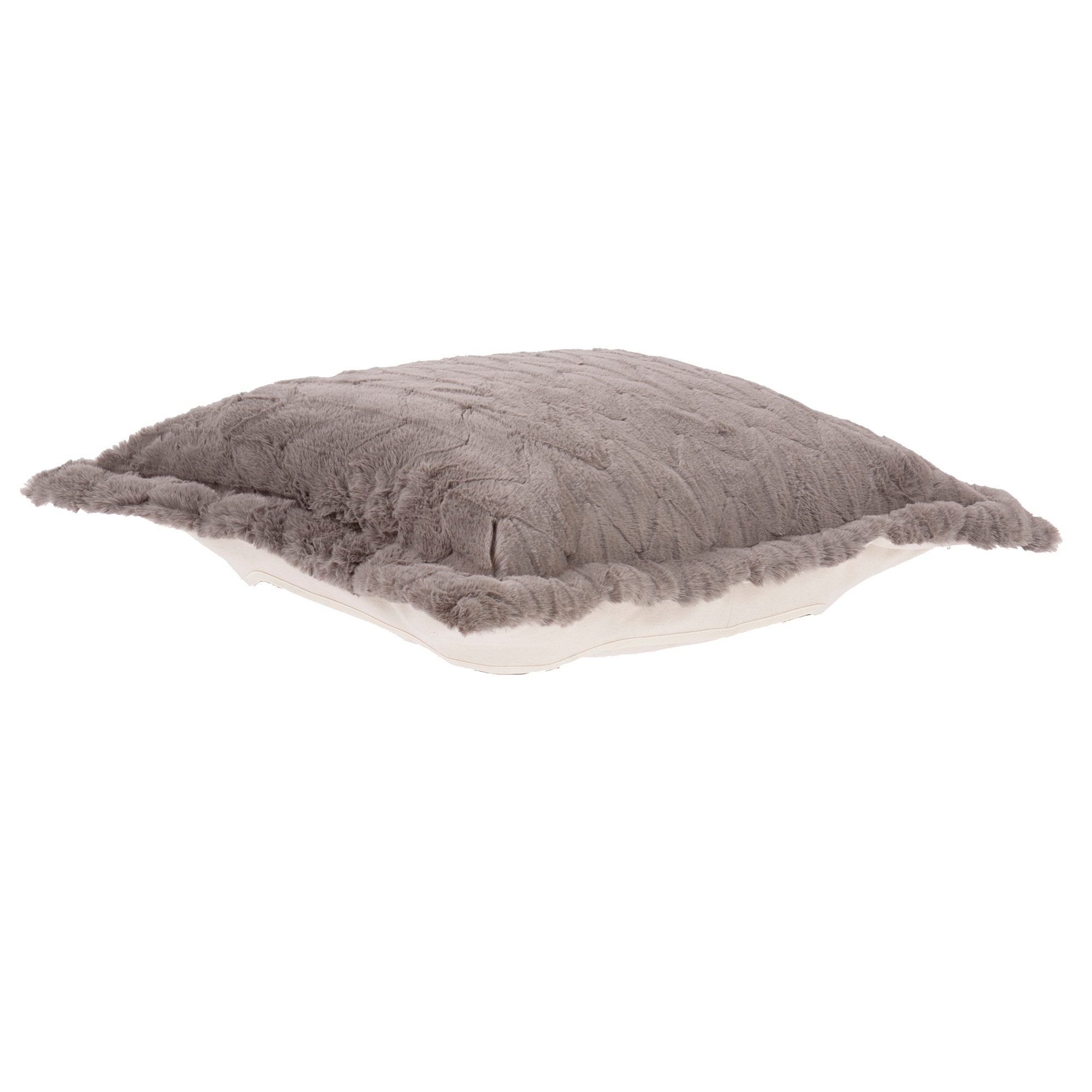 Howard Elliott Puff Ottoman Cushion Angora Stone (Cushion and Cover Only) 310-1093P