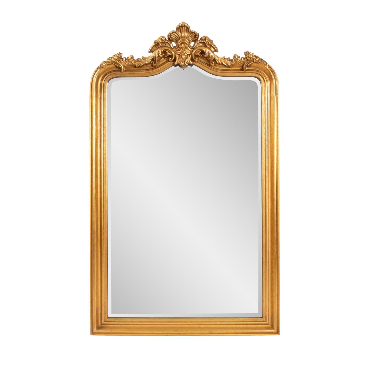 Howard Elliott Medici Ornate Gold Vanity Mirror 180027