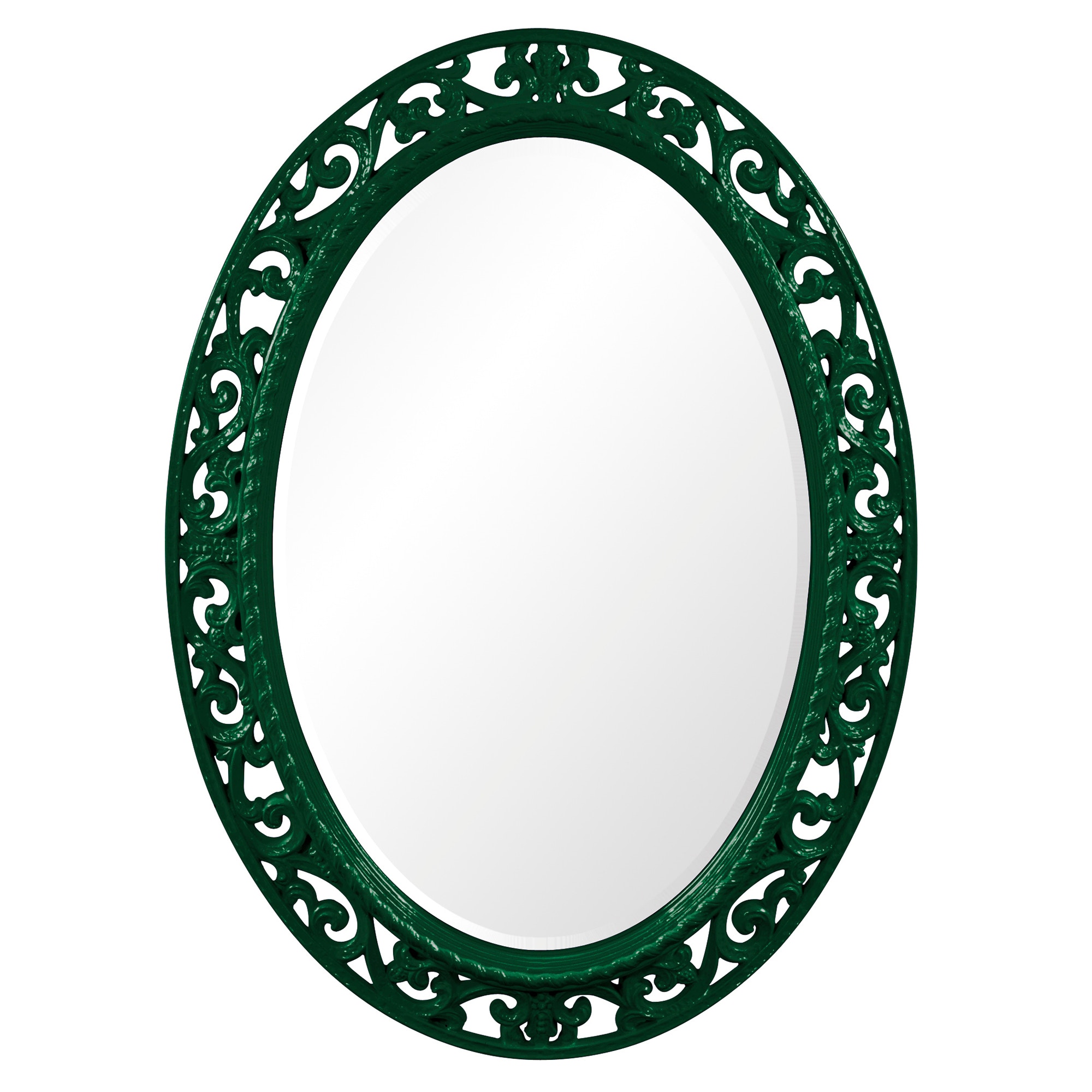 Howard Elliott Suzanne Mirror - Glossy Hunter Green 2123HG