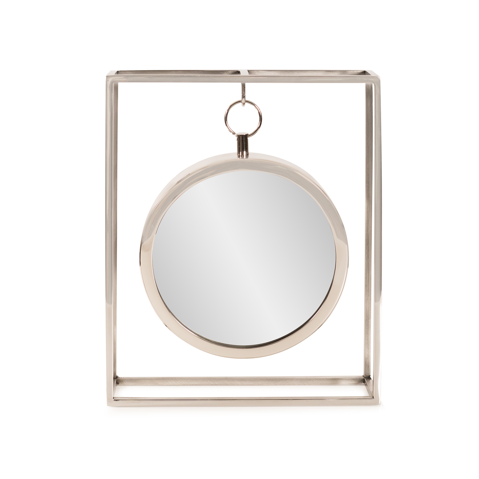 Howard Elliott Lauren Silver Tabletop Decorative Mirror 190080