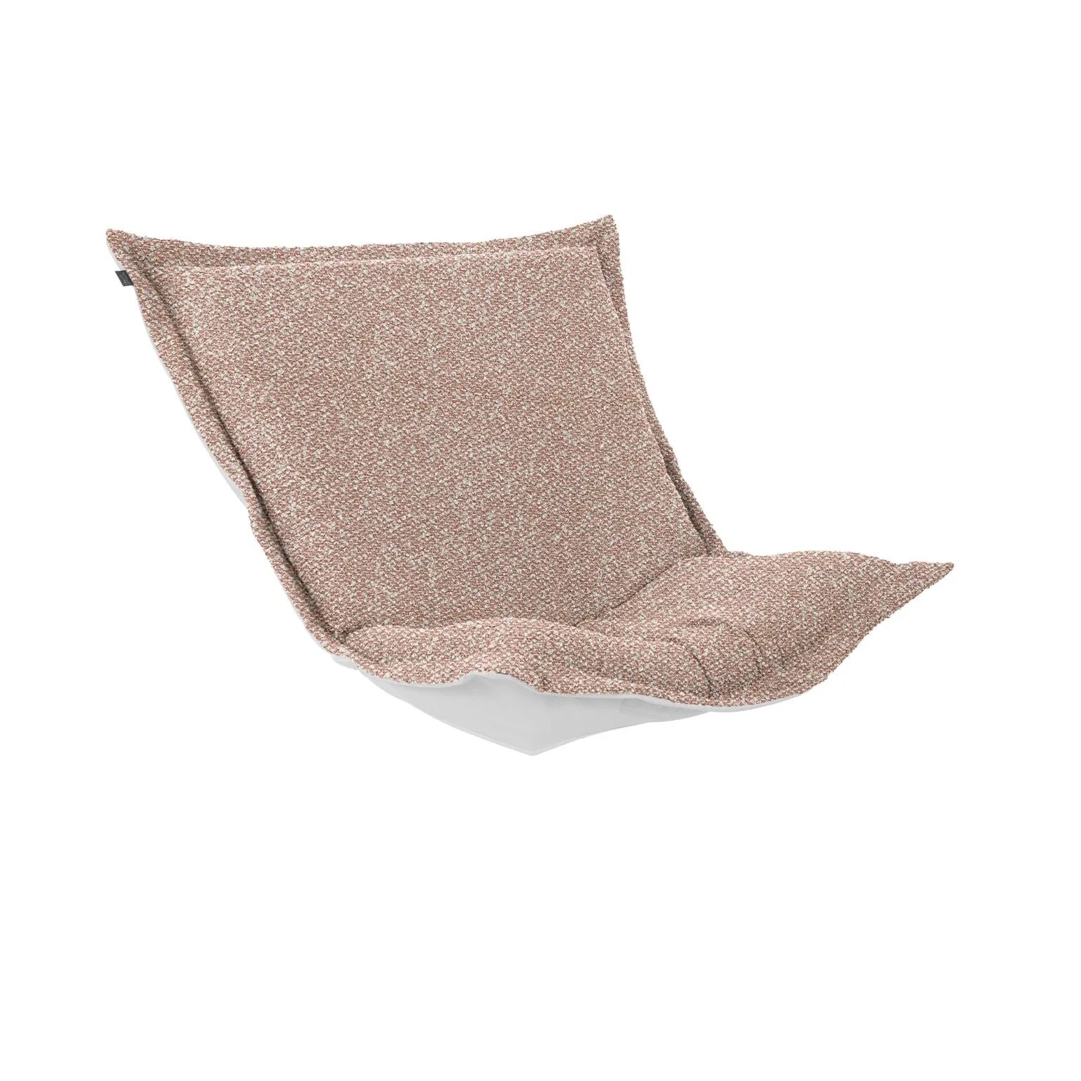 Howard Elliott Patio Scroll Puff Chair Cover & Cushion- Alicante Blush Q300-1335P