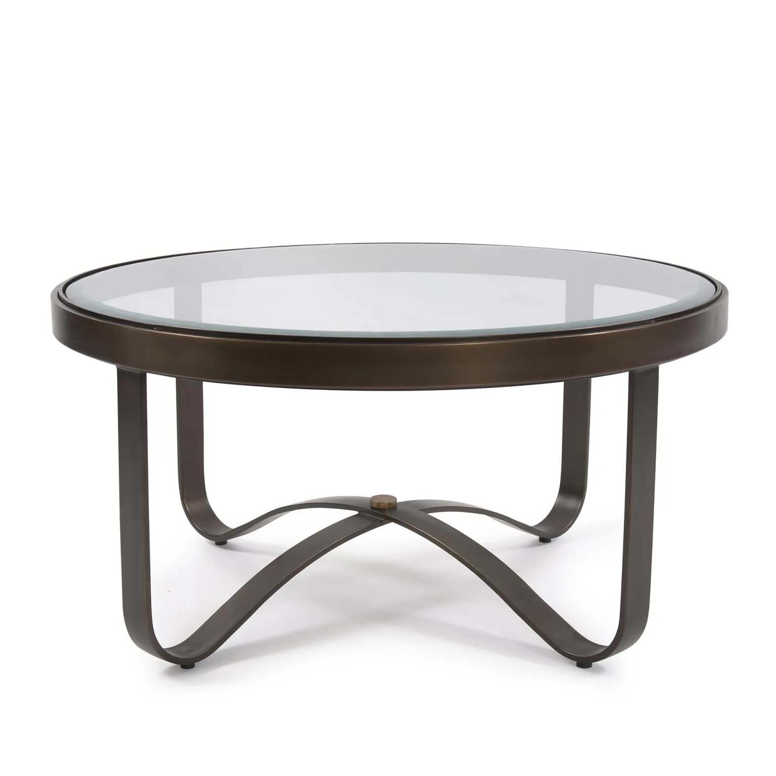 Howard Elliott Round Metal Coffee Table 27016