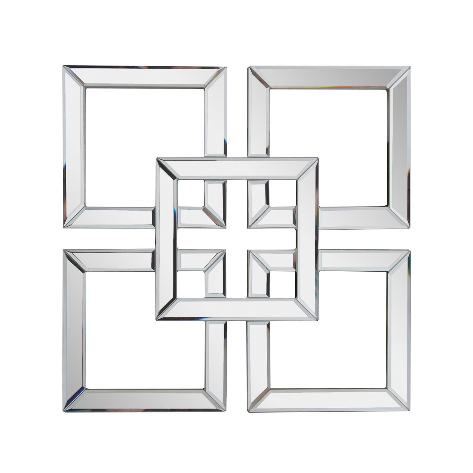 Howard Elliott Landia Square Mirror - Clear 29095