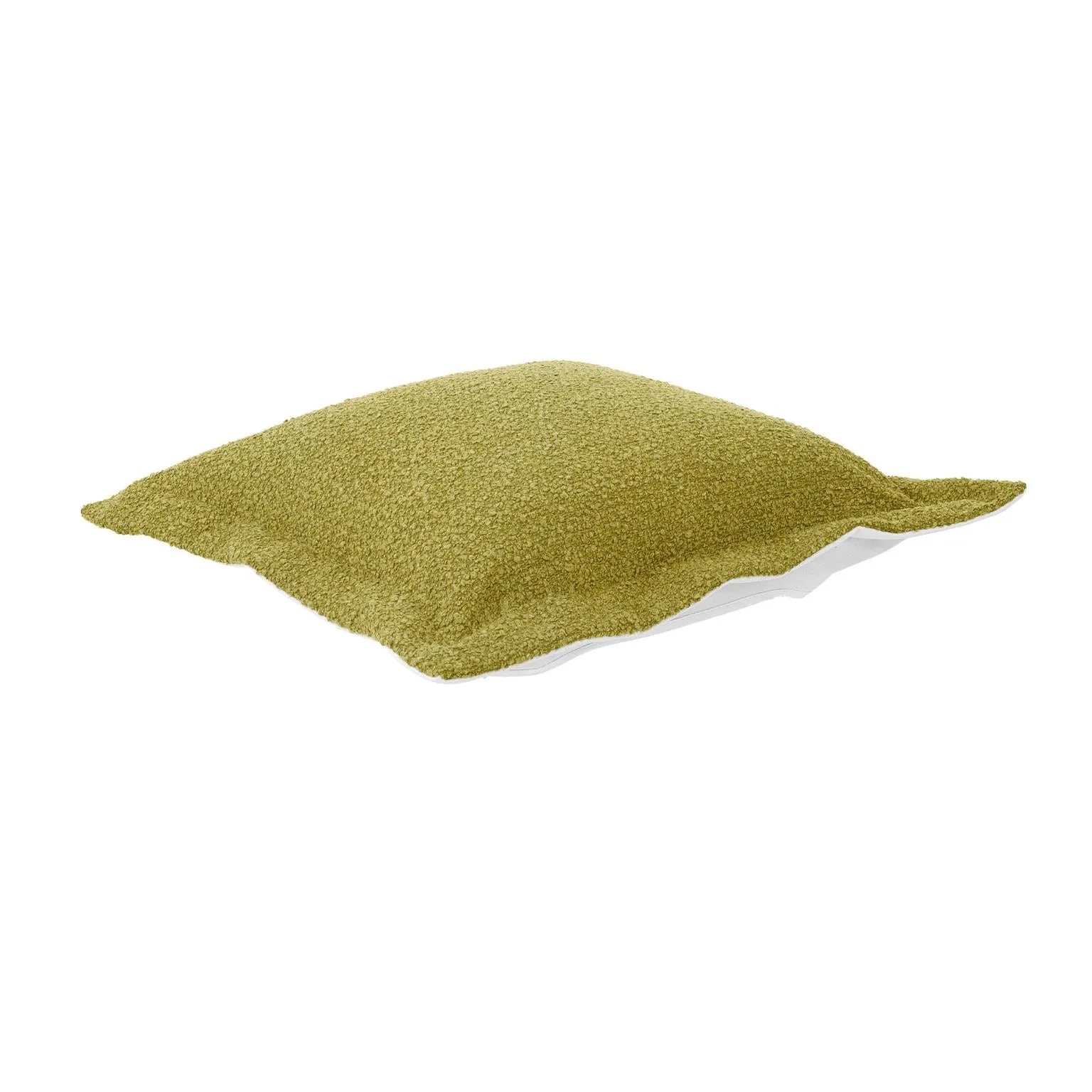 Howard Elliott Patio Scroll Puff Ottoman Cover & Cushion- Alicante Moss Q310-1340P