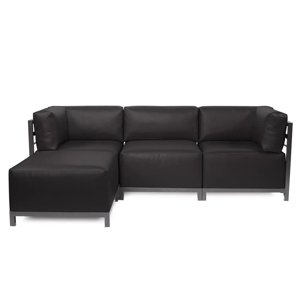 Howard Elliott Axis 4pc Sectional Atlantis Black Titanium Frame KQ924T-064