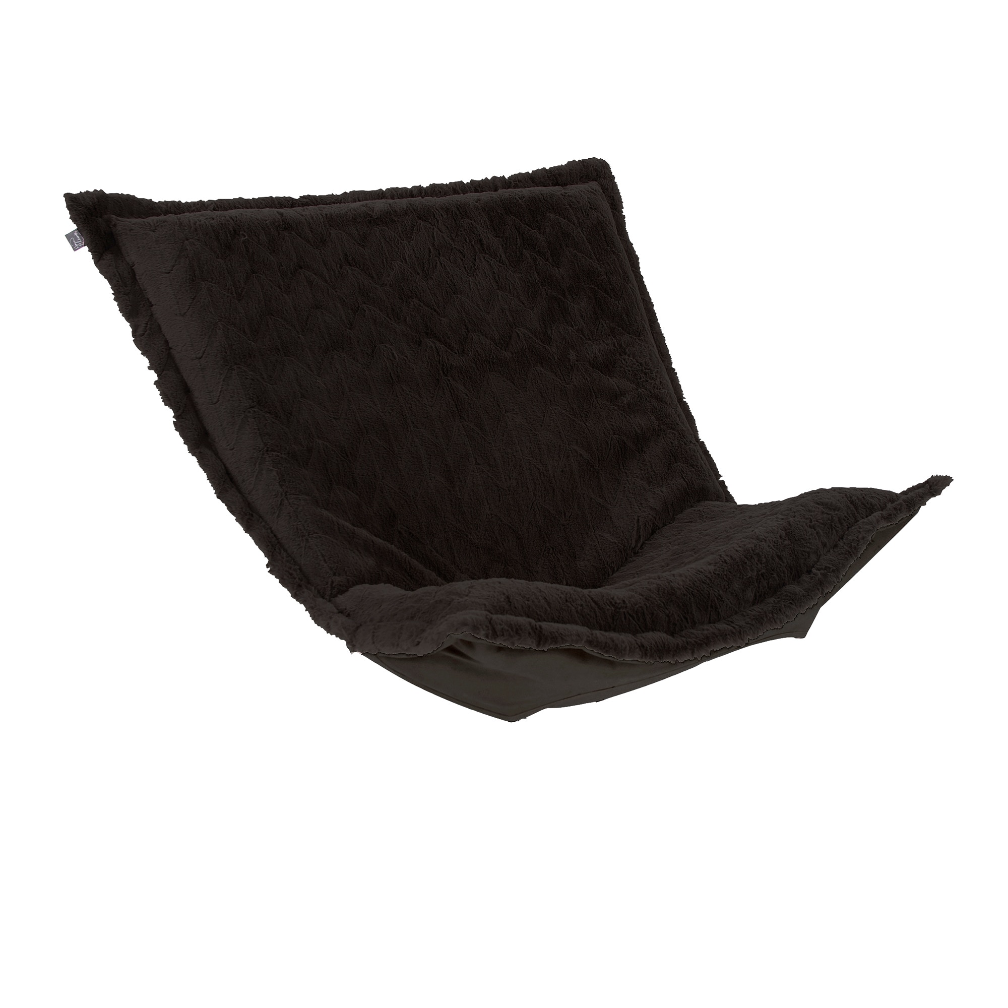 Howard Elliott Puff Chair Cushion Angora Ebony (Cushion and Cover Only) 300-1090P