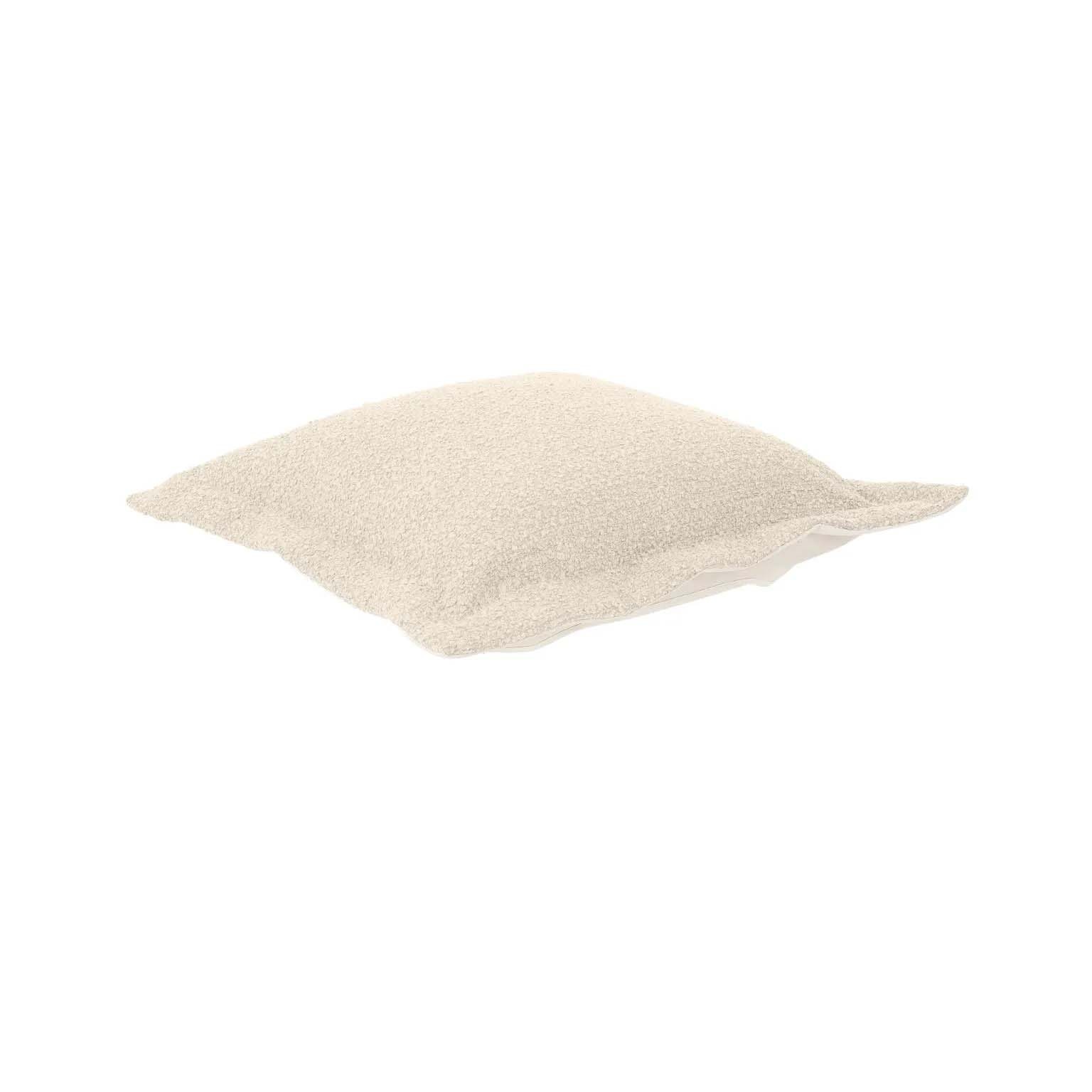 Howard Elliott Scroll Puff Ottoman Cover & Cushion- Barbet Natural/Natural 310-1266P