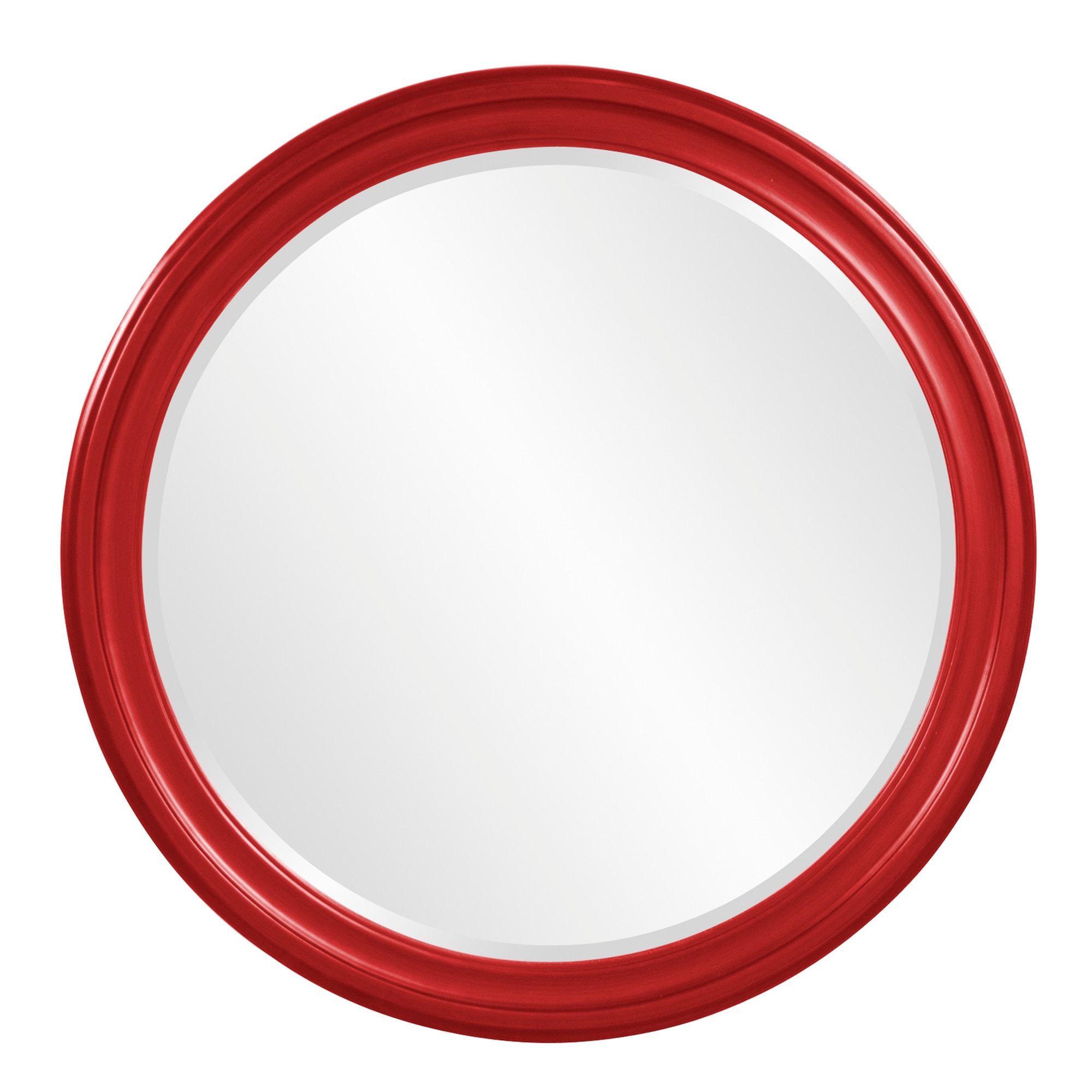 Howard Elliott George Mirror - Glossy Red 53046R