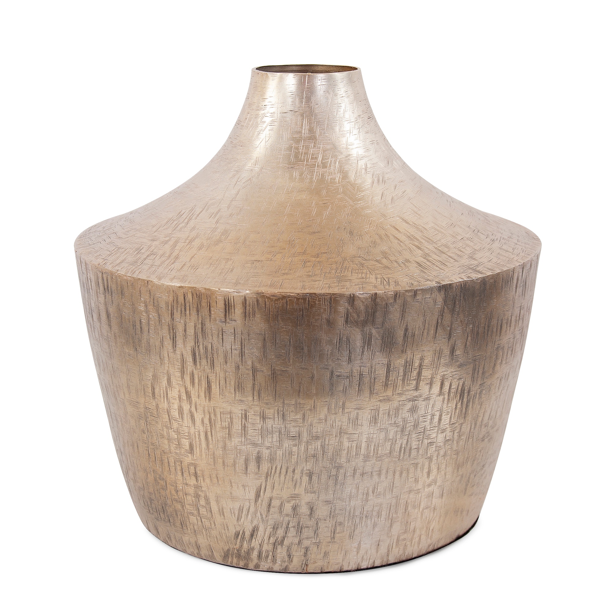 Howard Elliott The Etched Crossways Curved Neck Vase, Large 35306