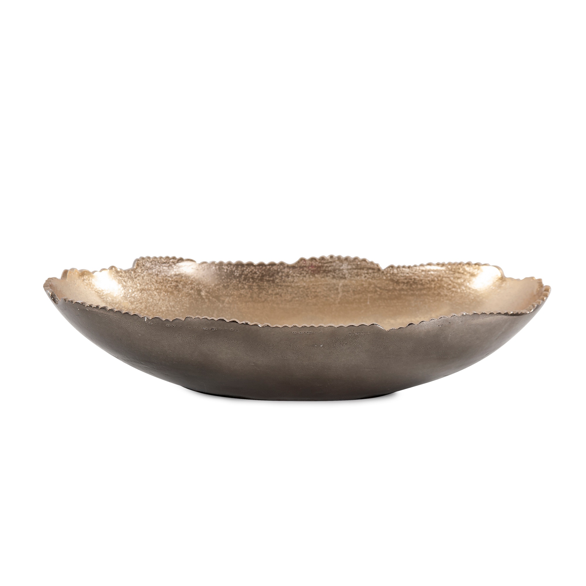 Howard Elliott The Baniff Jagged Edged Oval Bowl 35317