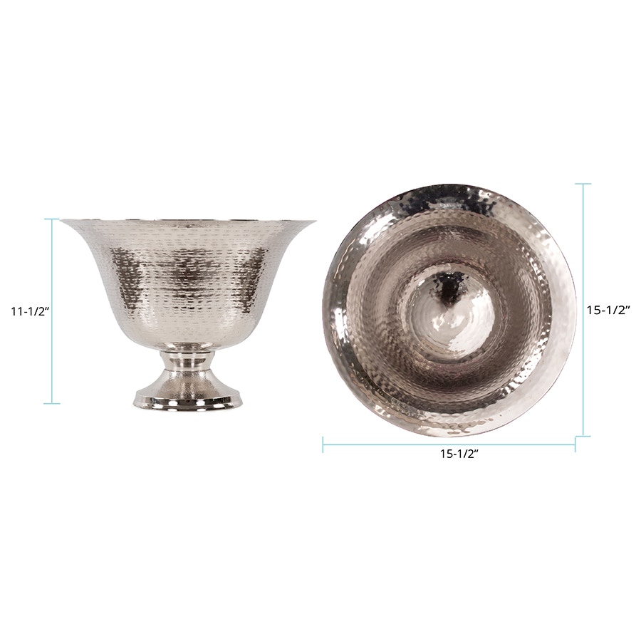 Howard Elliott The Hammered Em Dash Flared Deep Bowl, Large 35325