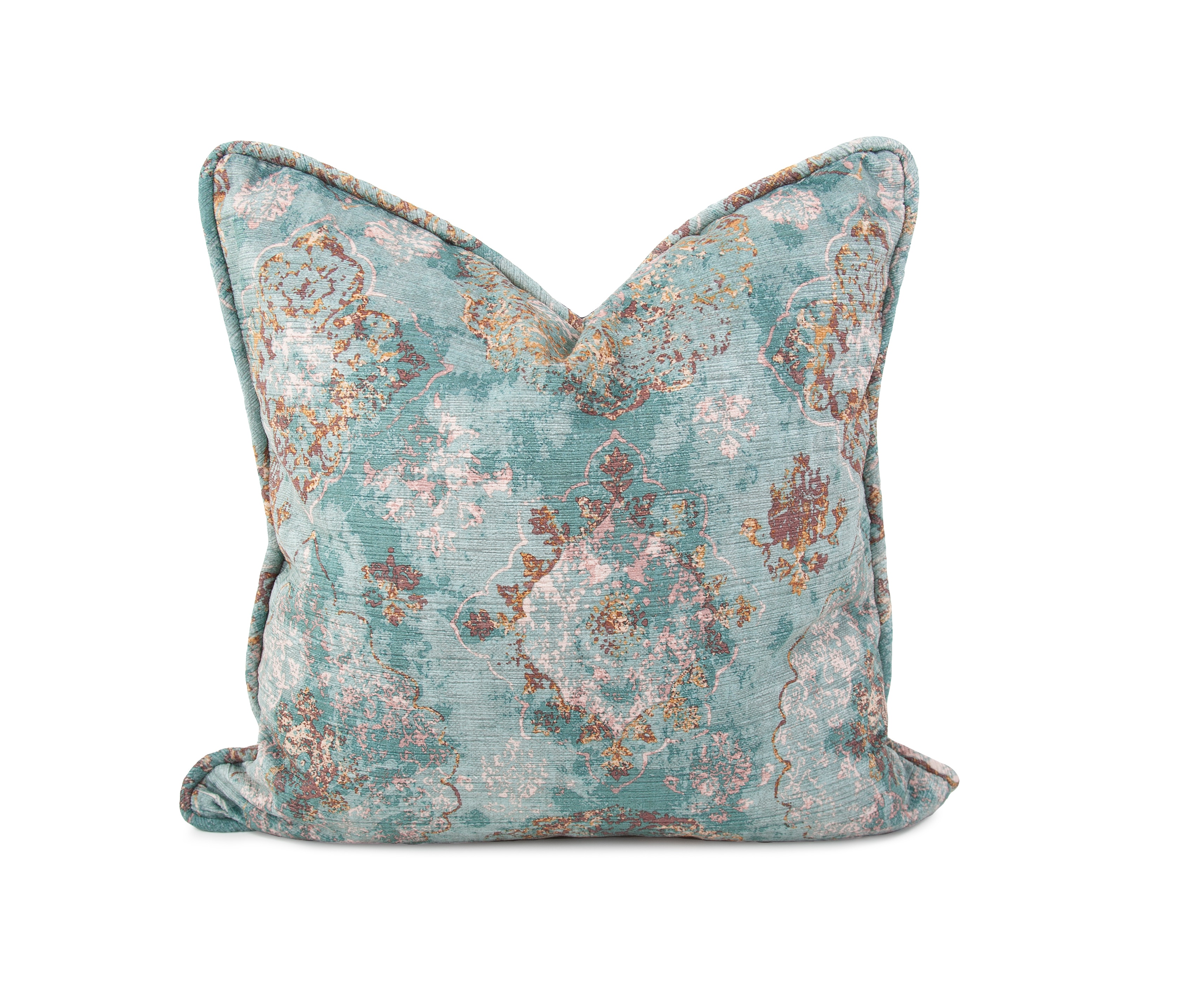 Howard Elliott 24 x 24 Pillow Baroque Teal - Down Insert 3-1290F