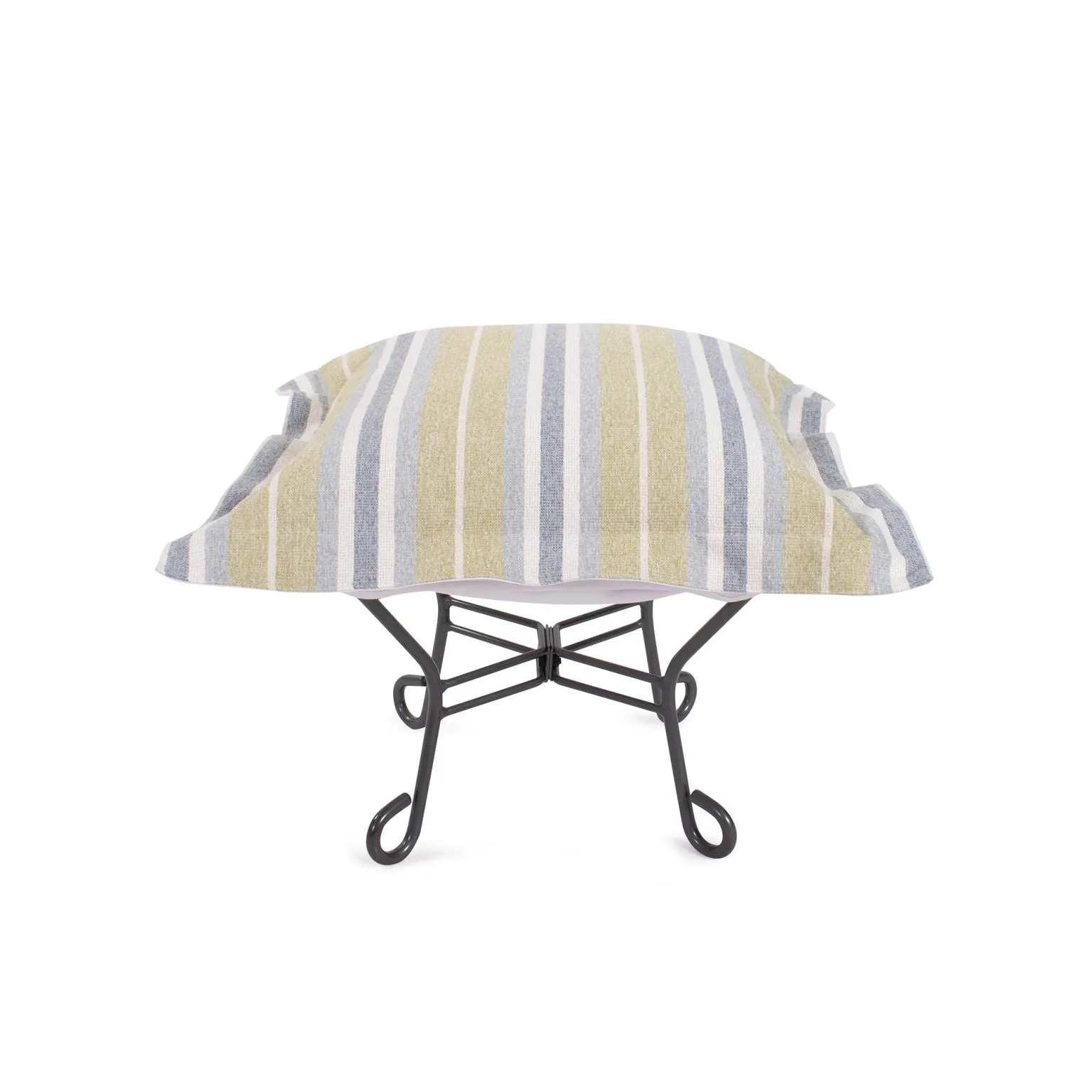 Howard Elliott Indoor/Outdoor Puff Scroll Ottoman Dune Moss Q510-1351