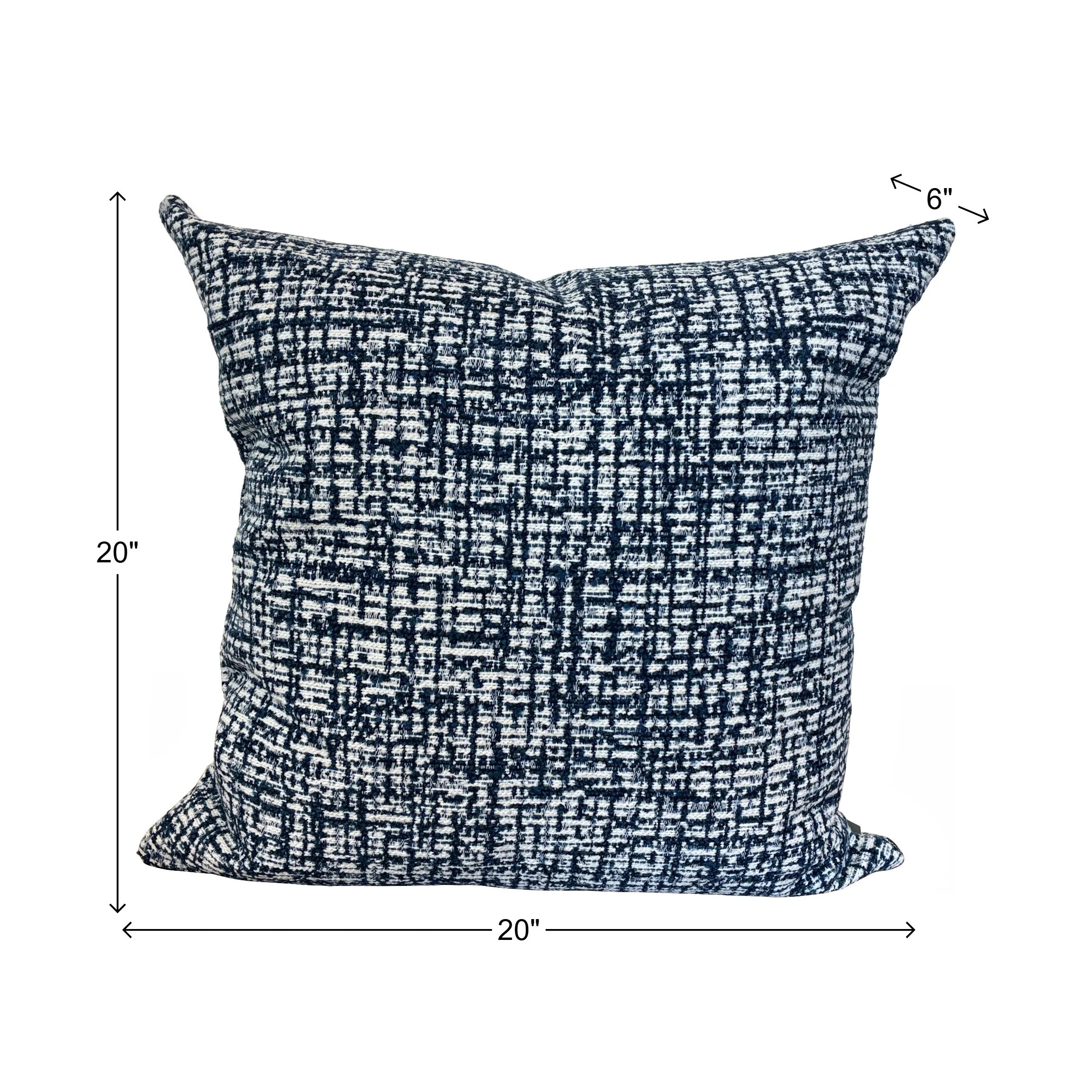 Howard Elliott Milos Navy Indoor Outdoor 20x20 Pillow Q2-1388A