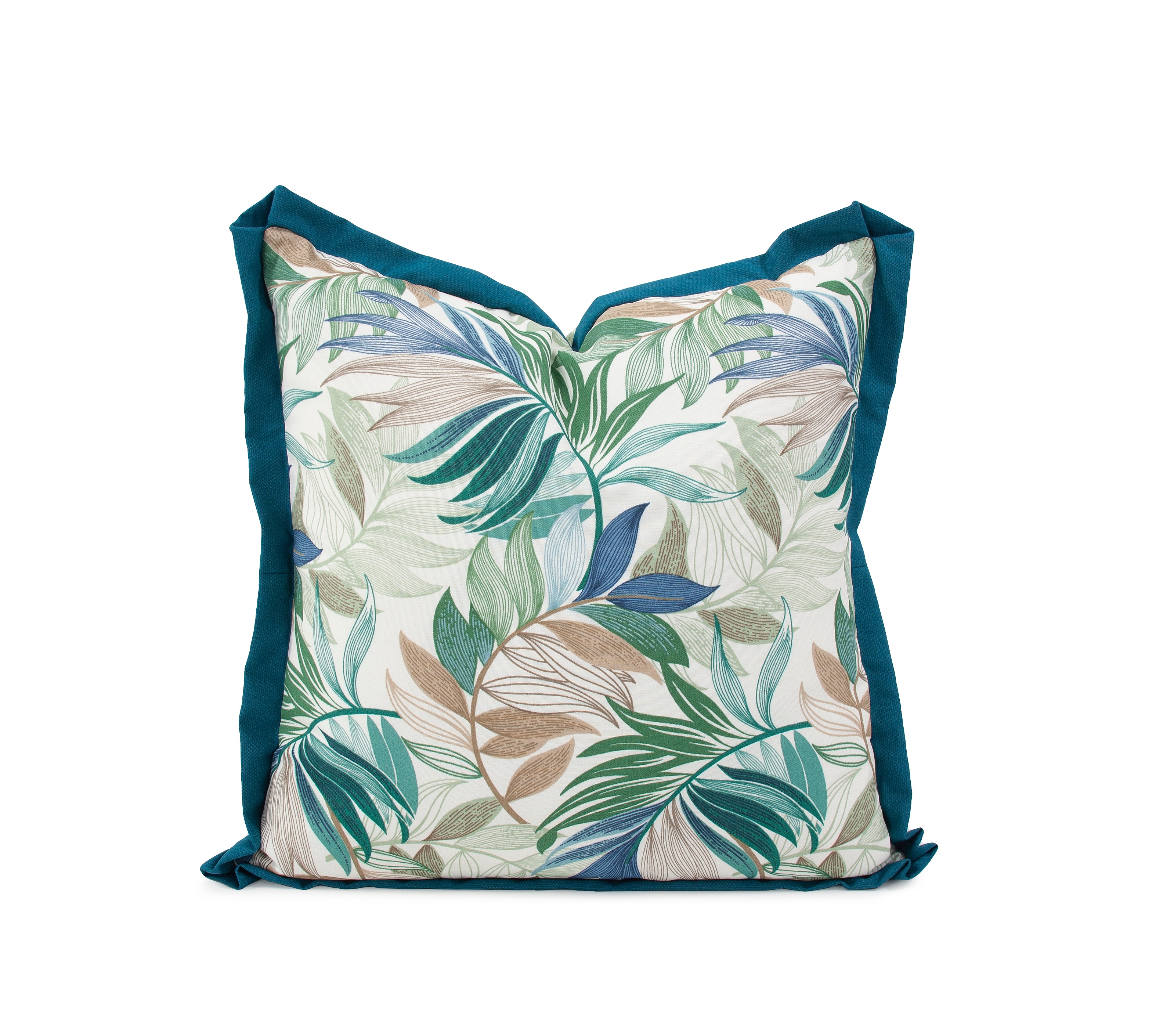 Howard Elliott 24 x 24 Outdoor Pillow Fern Indigo - Poly Insert Q3-1274