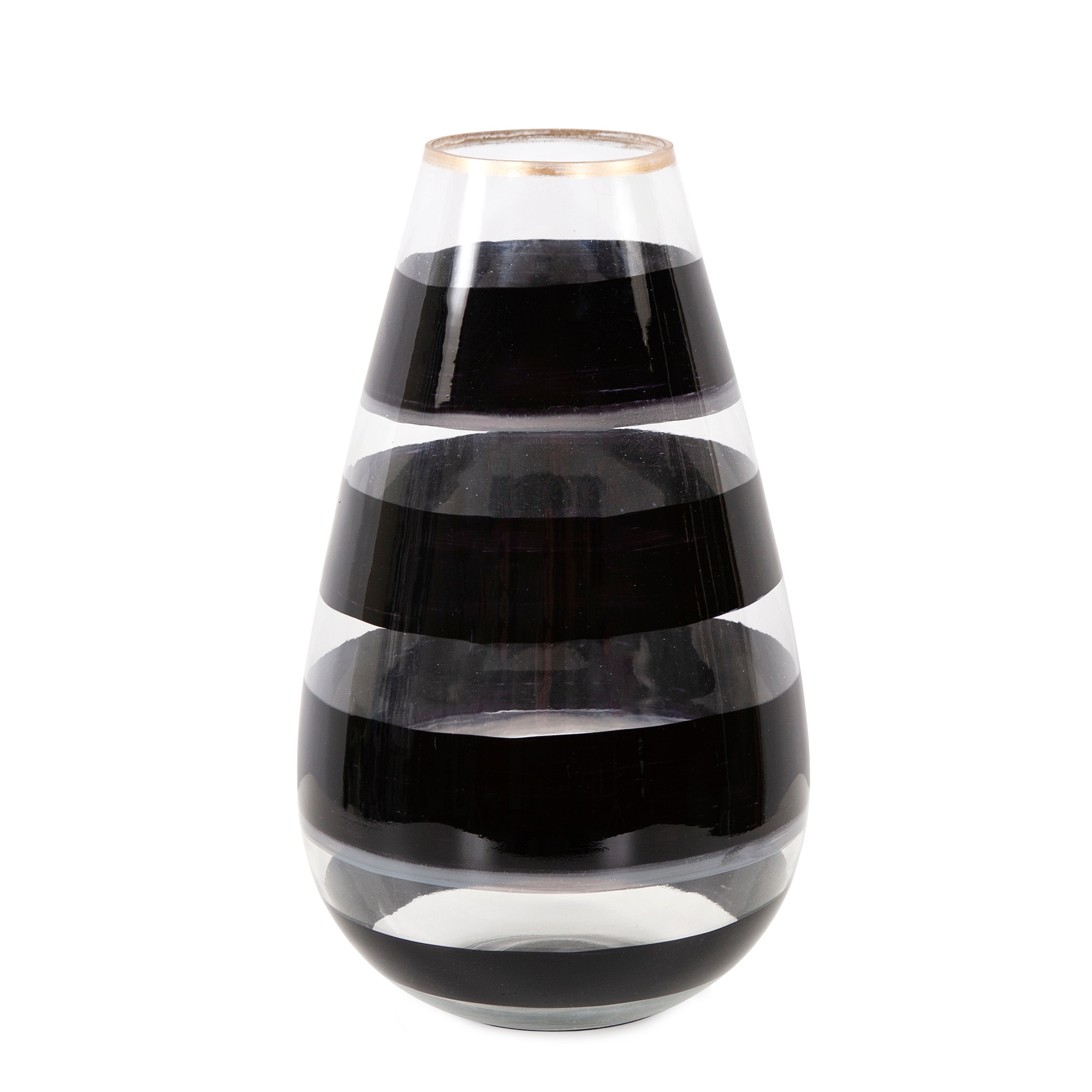 Howard Elliott The Vector Glass Torpedo Vase, Short 51367