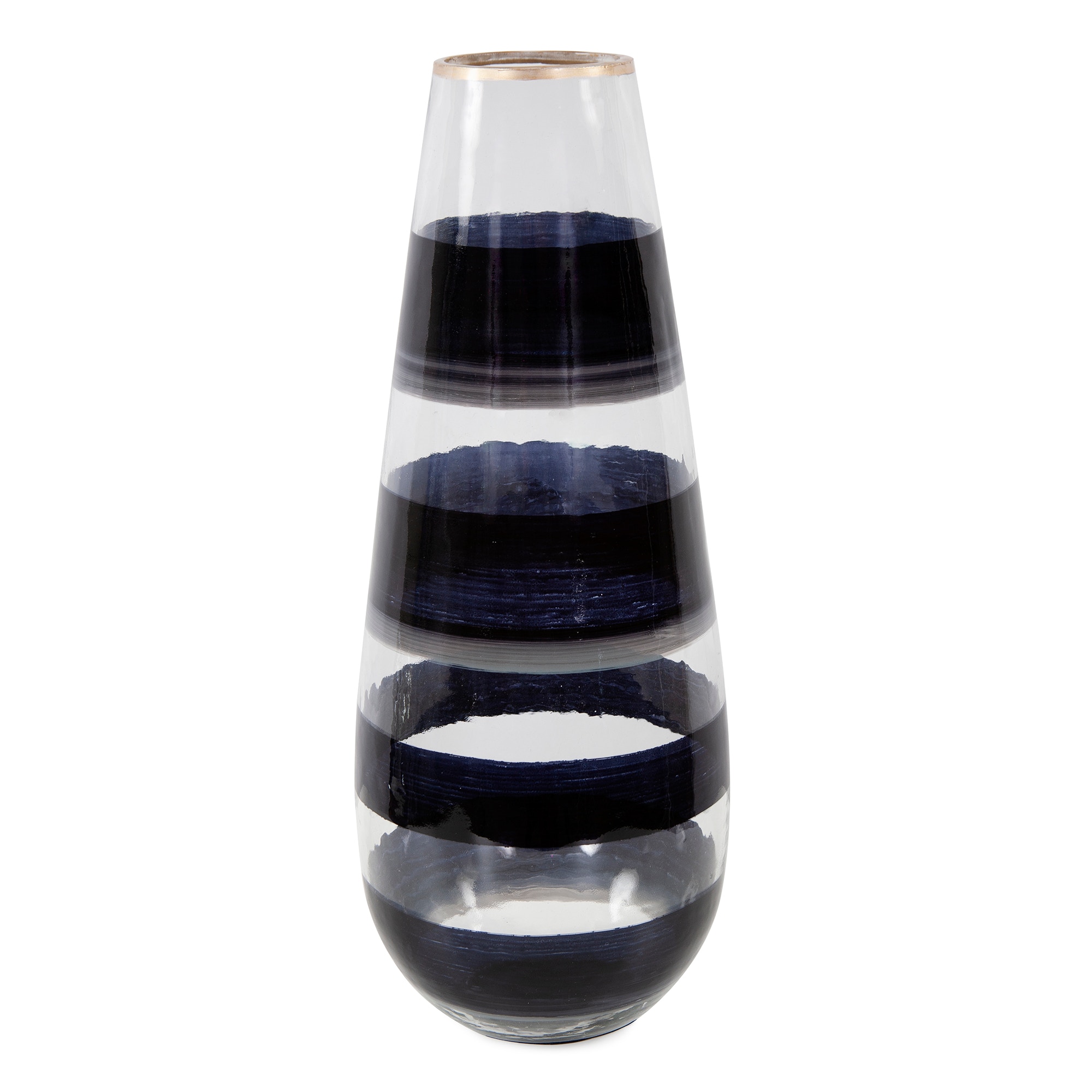 Howard Elliott The Vector Glass Torpedo Vase, Tall 51368