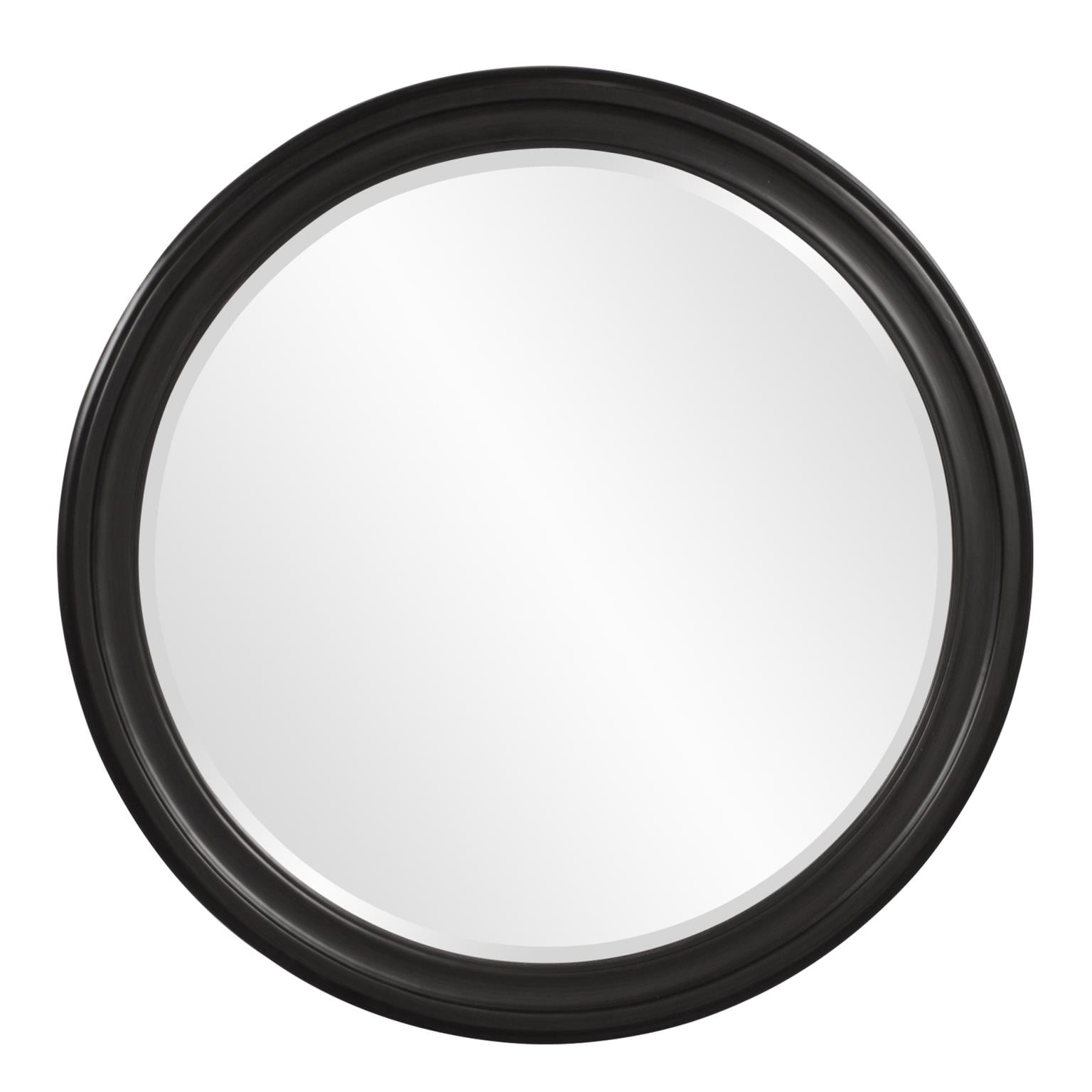 Howard Elliott George Mirror - Glossy Black 53046BL