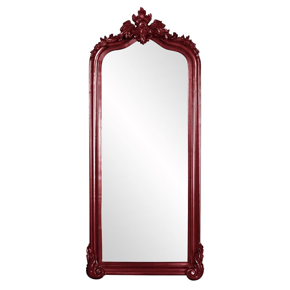 Howard Elliott Tudor Mirror - Glossy Burgundy 53073BU
