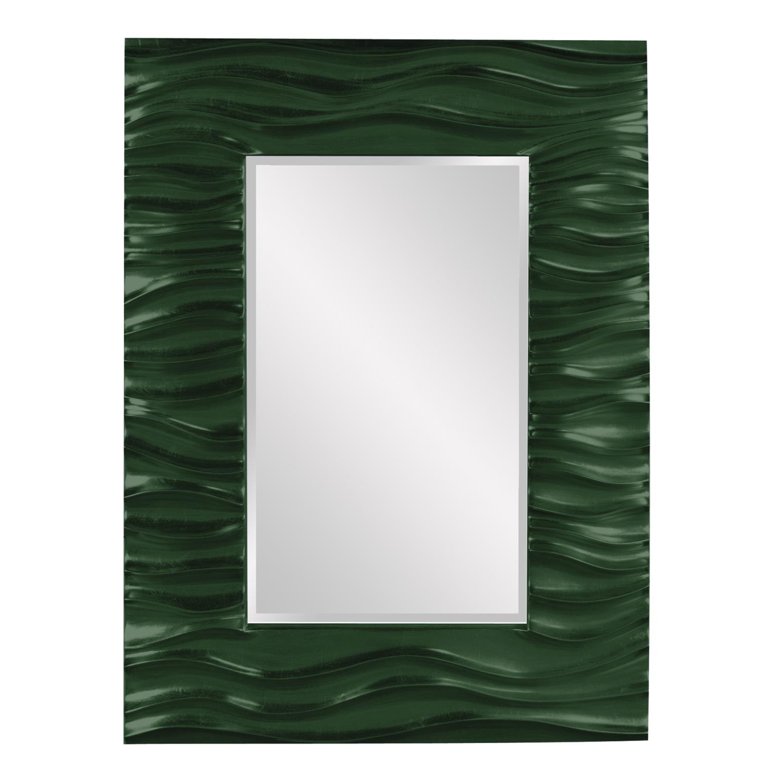 Howard Elliott Zenith Mirror - Glossy Hunter Green 56042HG