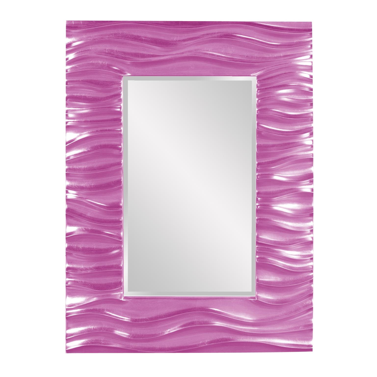 Howard Elliott Zenith Mirror - Glossy Hot Pink 56042HP