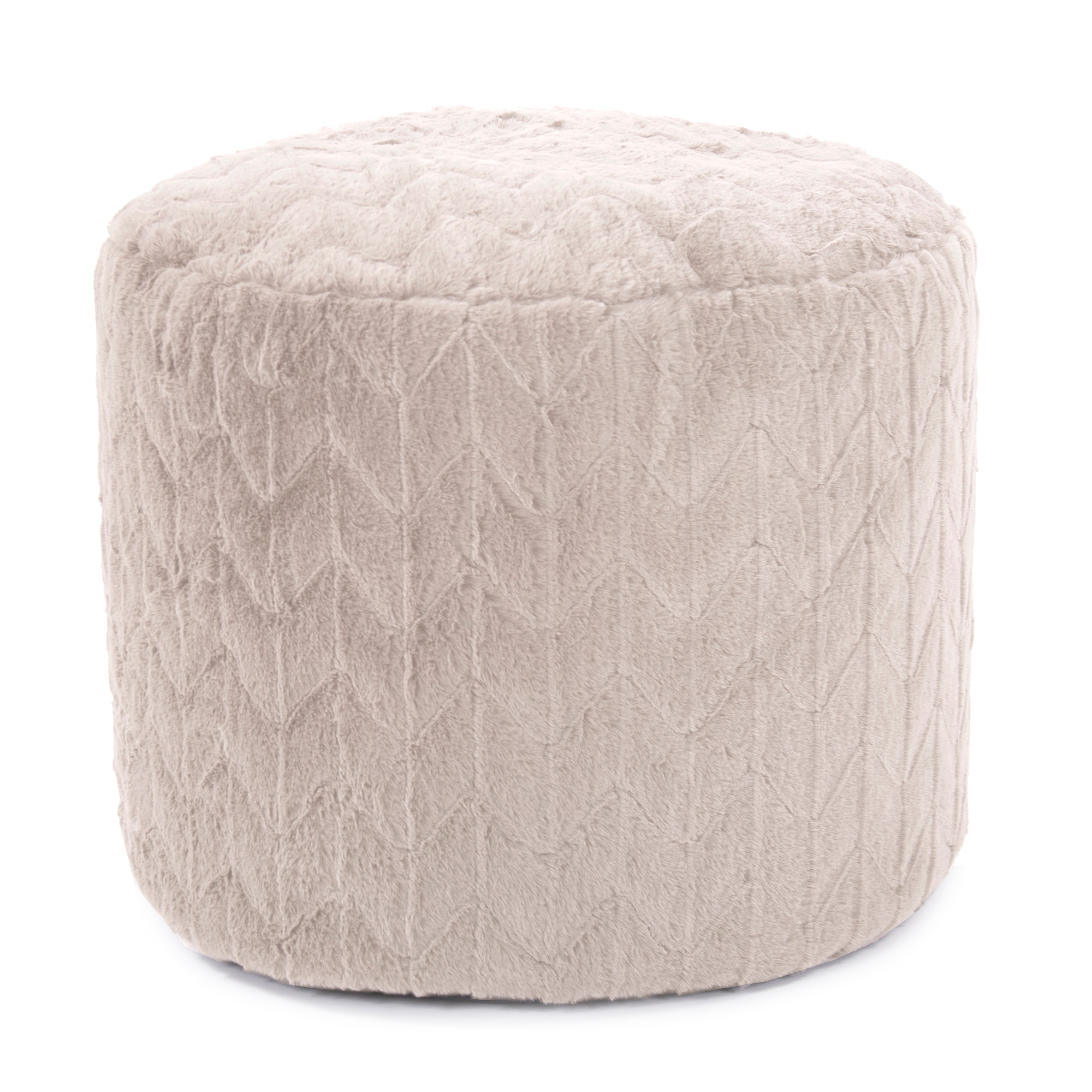 Howard Elliott Tall Pouf Angora Natural 872-1092
