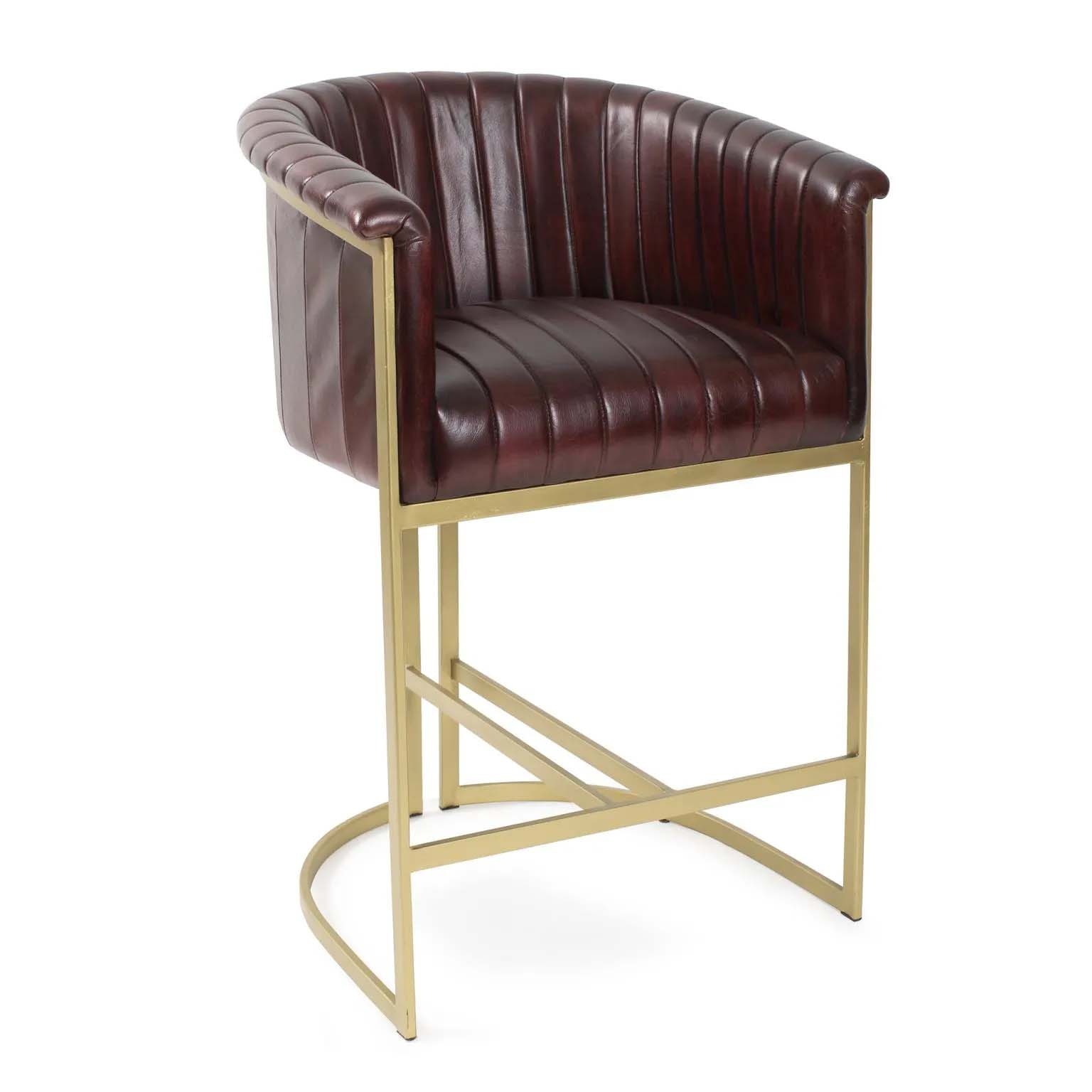 Howard Elliott Iris Leather Chair 59026