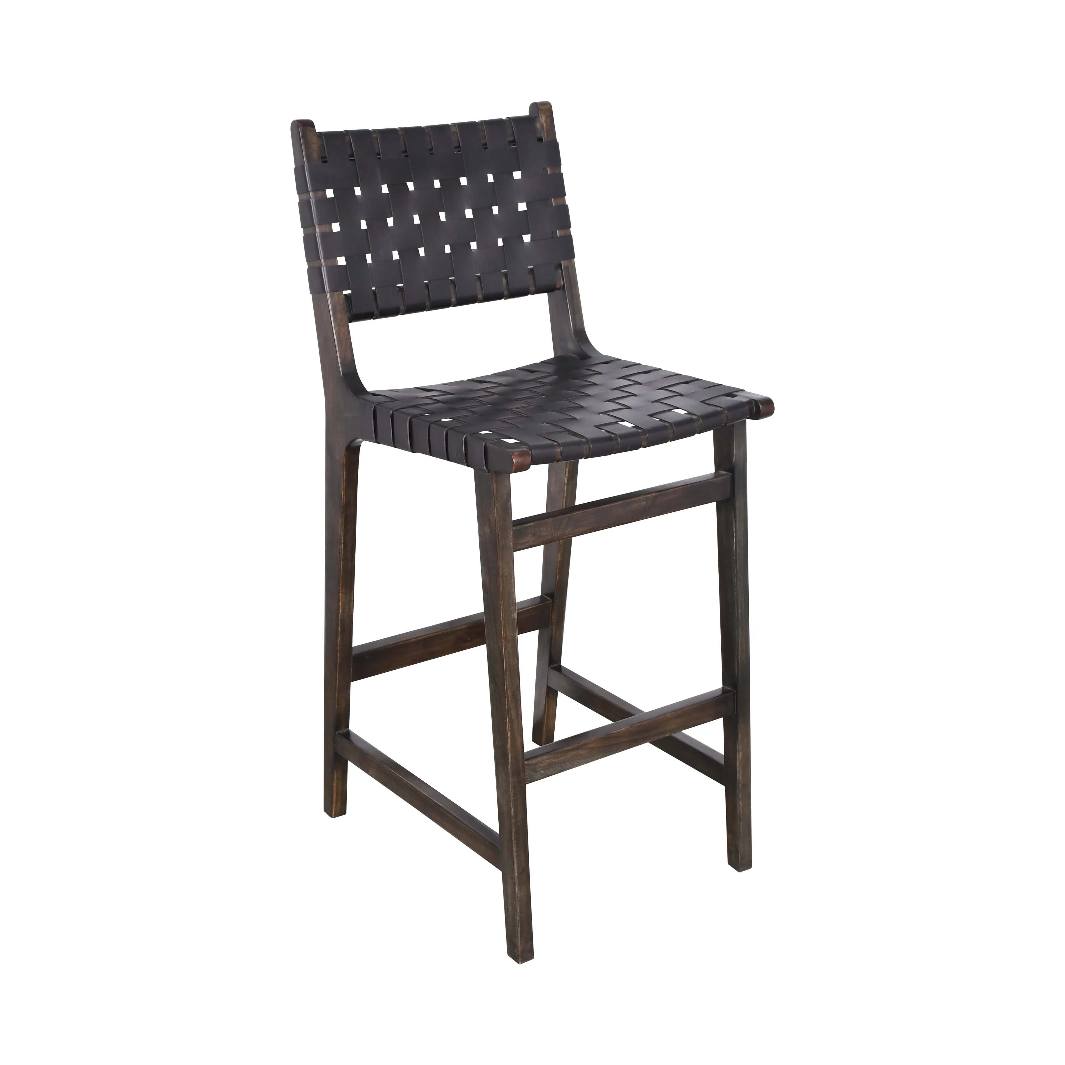 Howard Elliott Dovenby Leather Bar Stool 59033