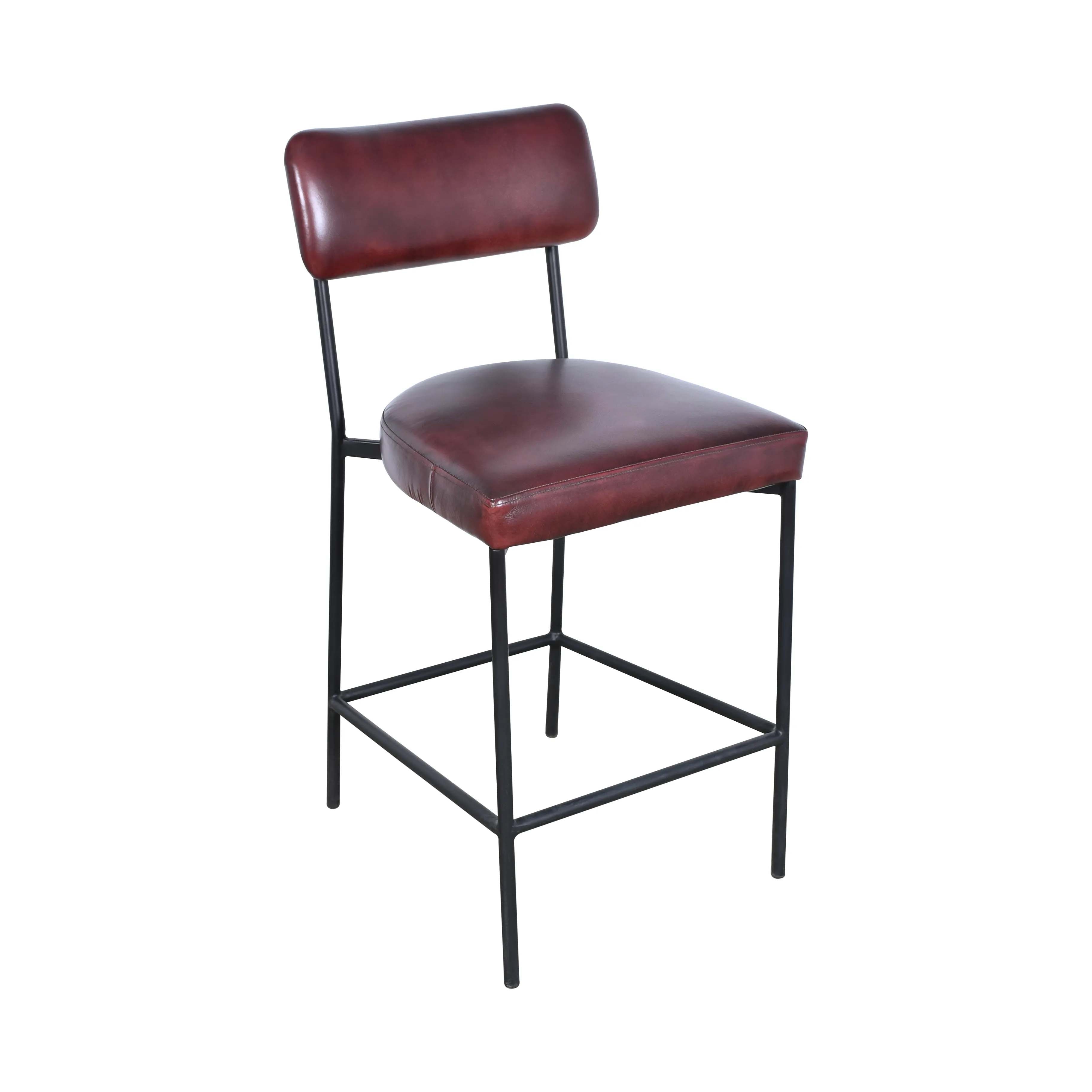 Howard Elliott Ouston Leather Counter Stool 59035