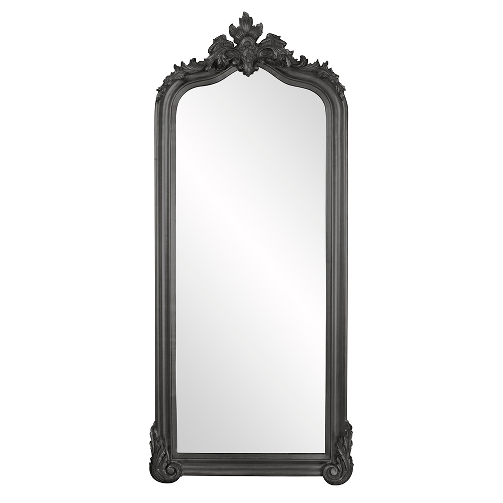 Howard Elliott Tudor Mirror - Glossy Charcoal 53073CH