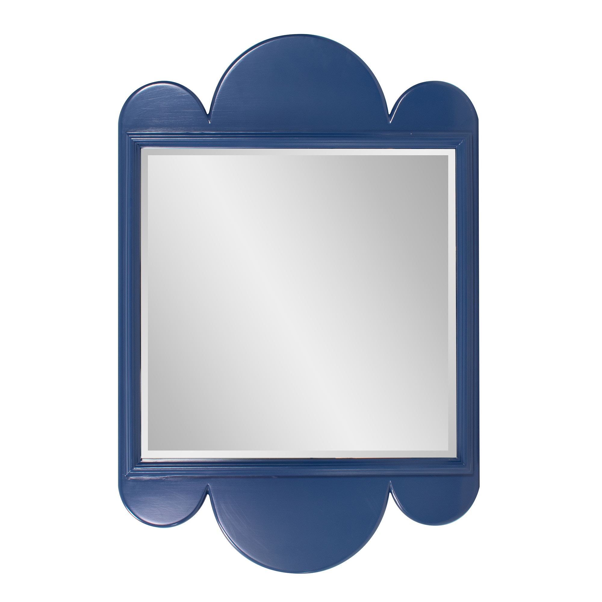 Howard Elliott Blue Scallop Mirror 66097