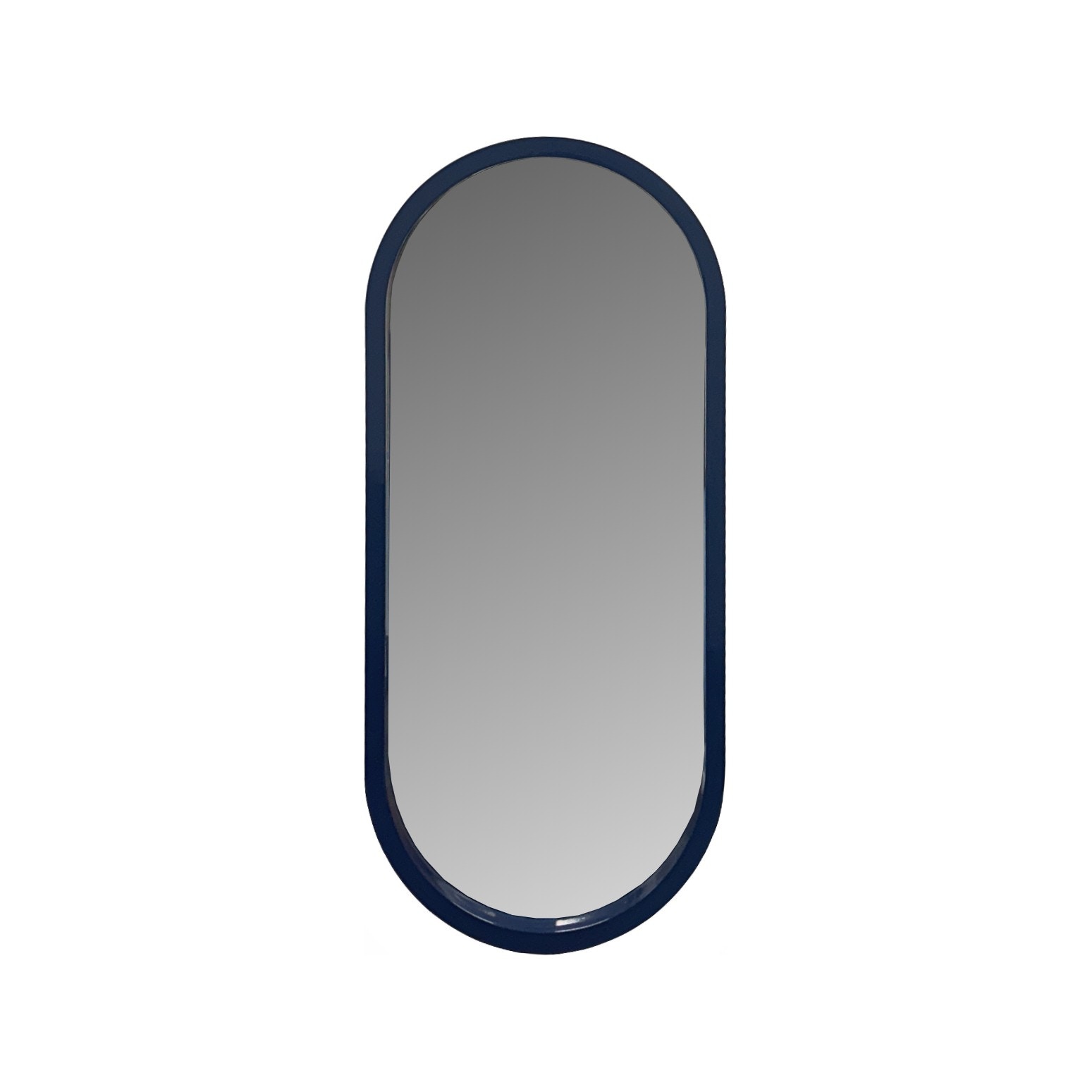 Howard Elliott Osman Glossy Navy Blue Wall Mirror 66117
