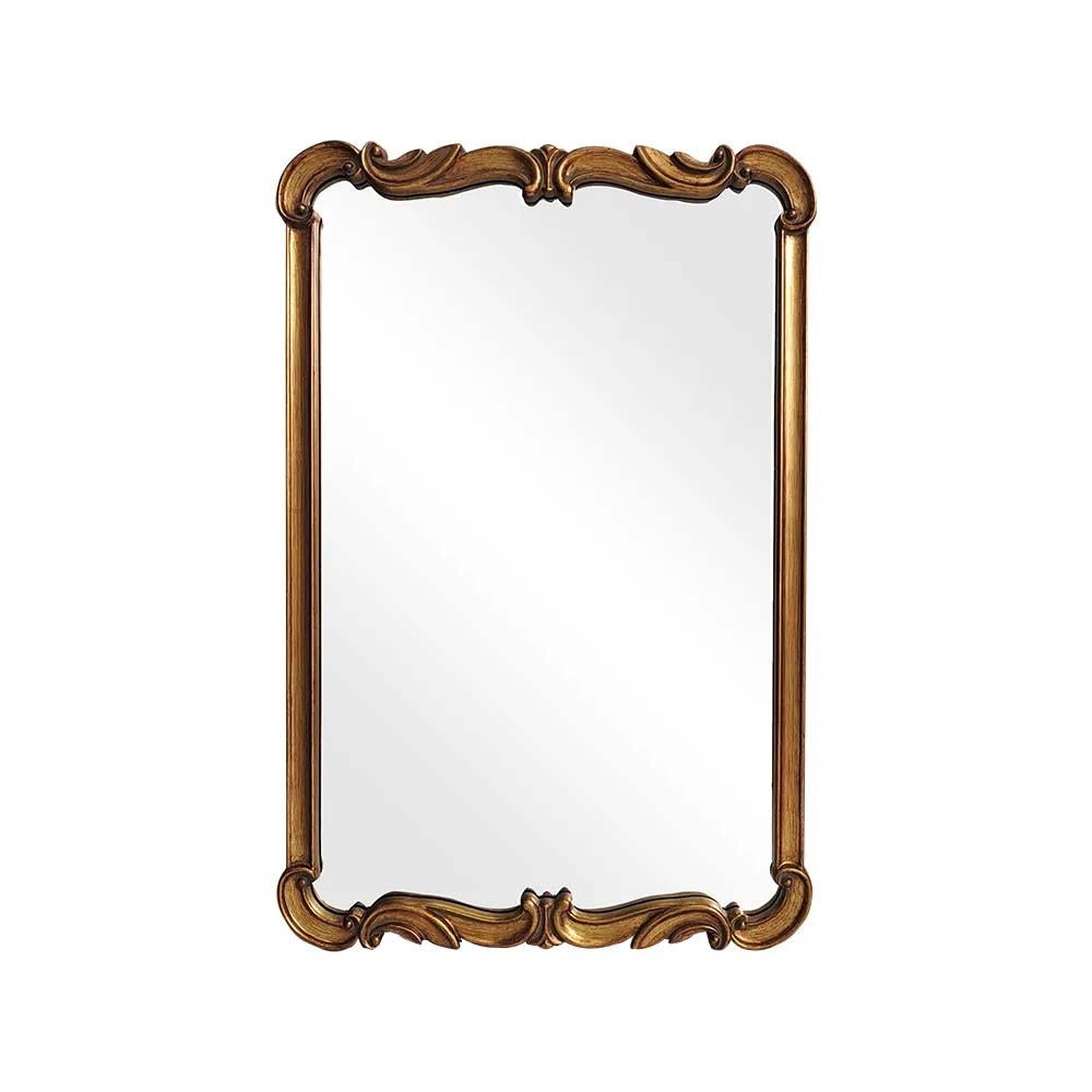 Howard Elliott Asbille Antique Gold Wall Mirror 66128