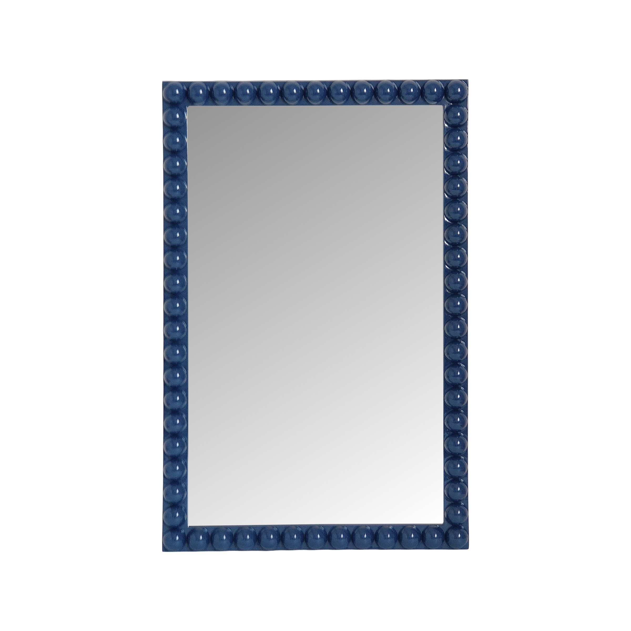 Howard Elliott Varsha Rectangle Glossy Navy Mirror 66130NA
