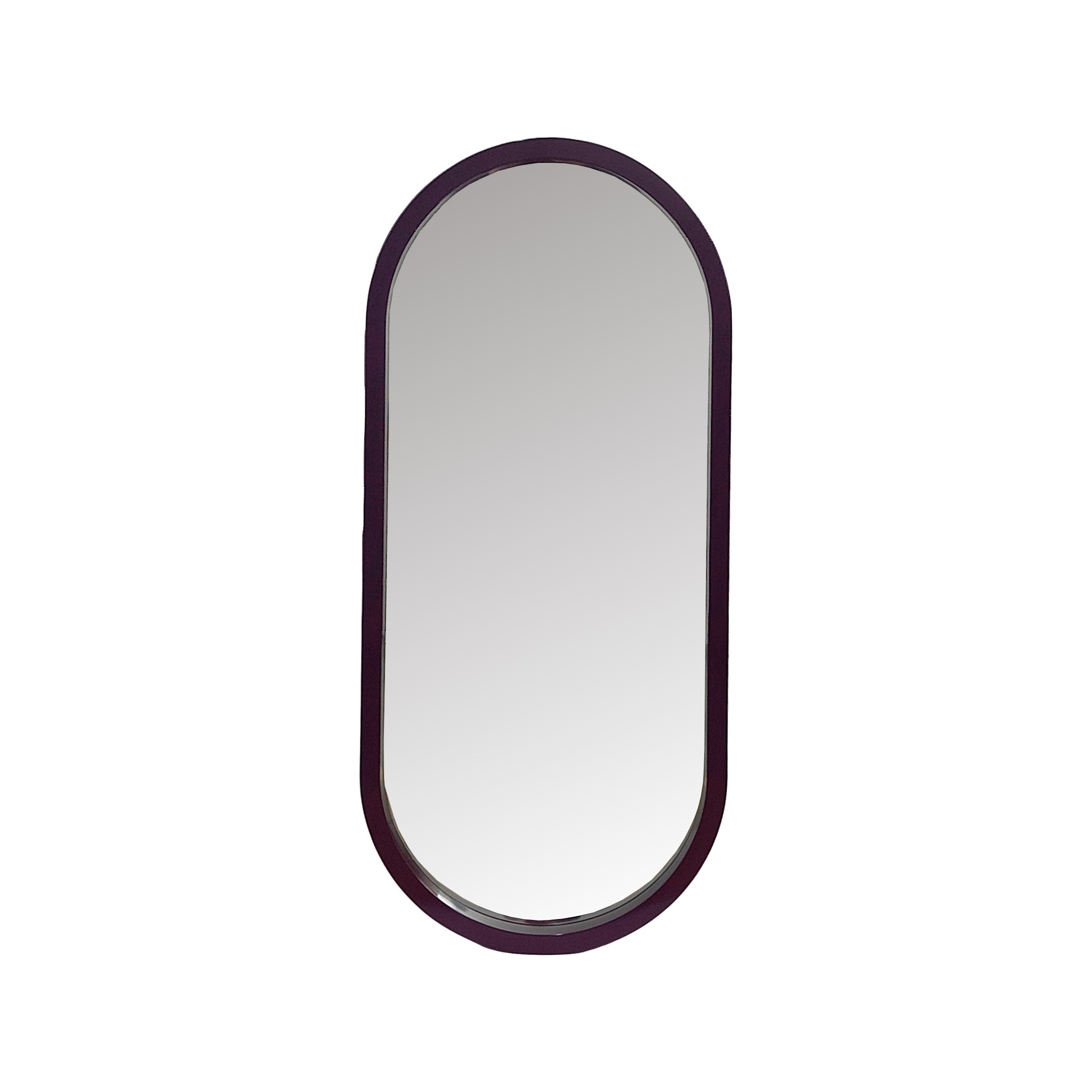 Howard Elliott Osman Glossy Charry Lacquer Wall Mirror 66145