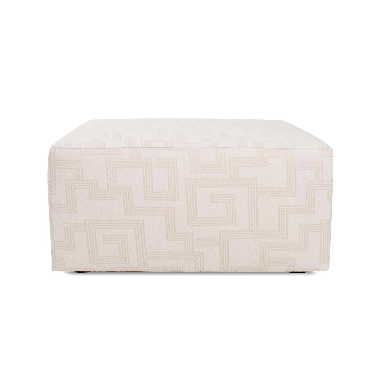 Howard Elliott Indoor/Outdoor Universal Square Ottoman Syros Natural Q133-1352