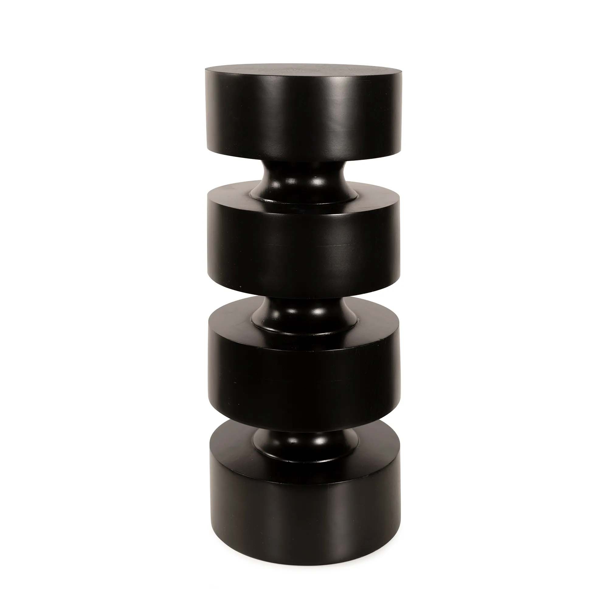 Howard Elliott Forge Tier Accent Table Black 81042