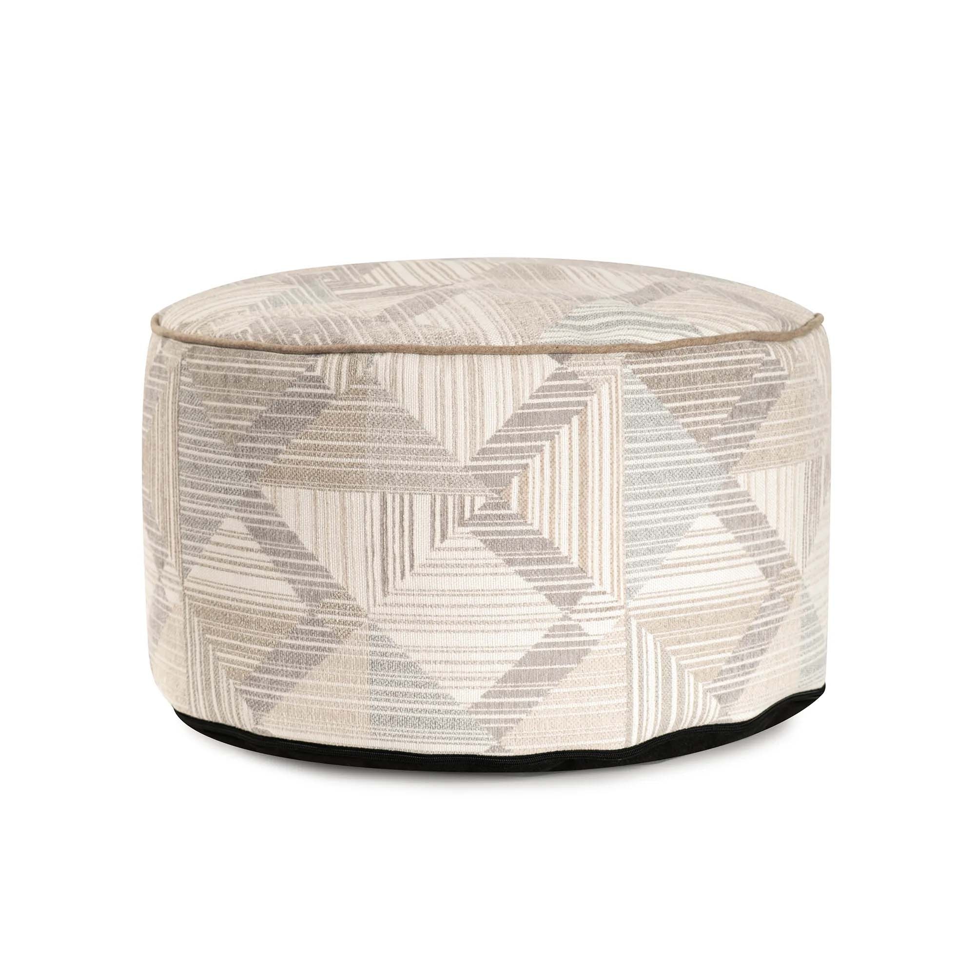 Howard Elliott Prisma Natural Foot Pouf 871-1361