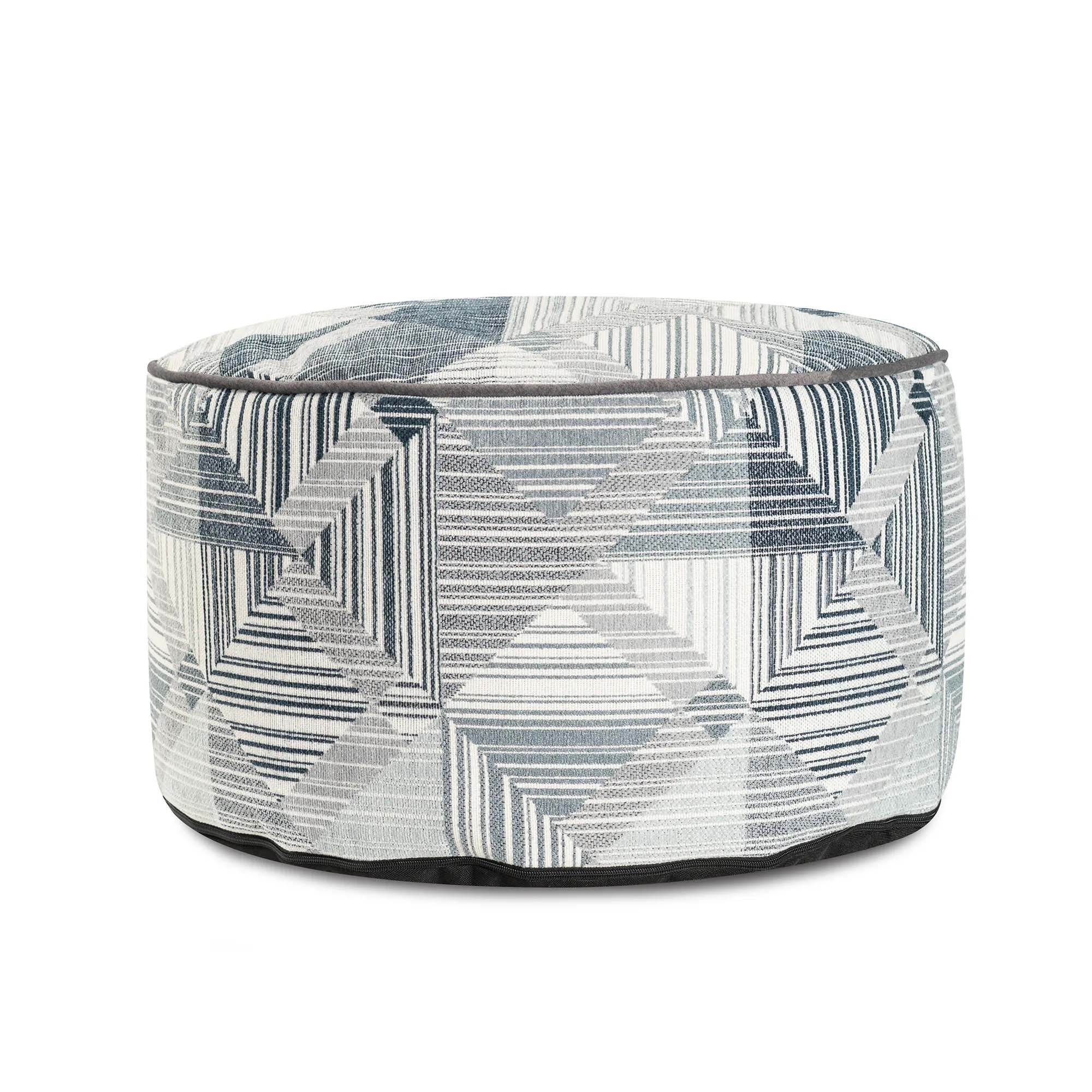 Howard Elliott Prisma Navy Foot Pouf 871-1362