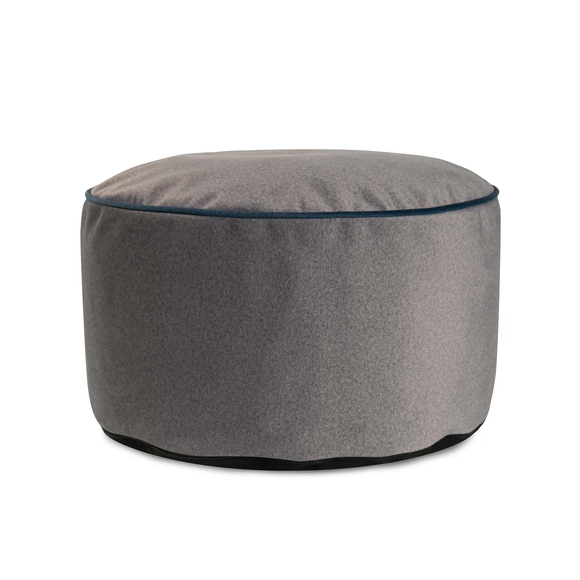 Howard Elliott Qivuit Gray Foot Pouf 871-1366