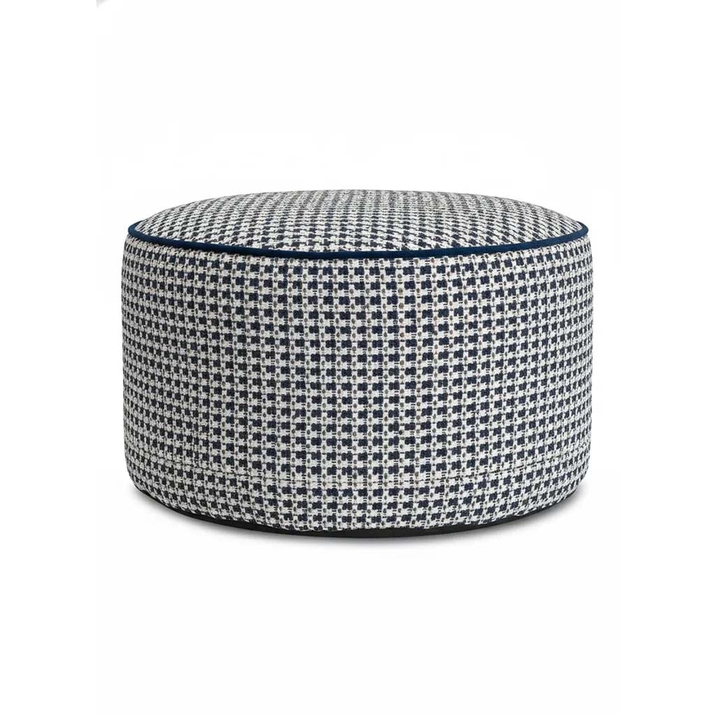 Howard Elliott Furley Navy Short Pouf 871-1378