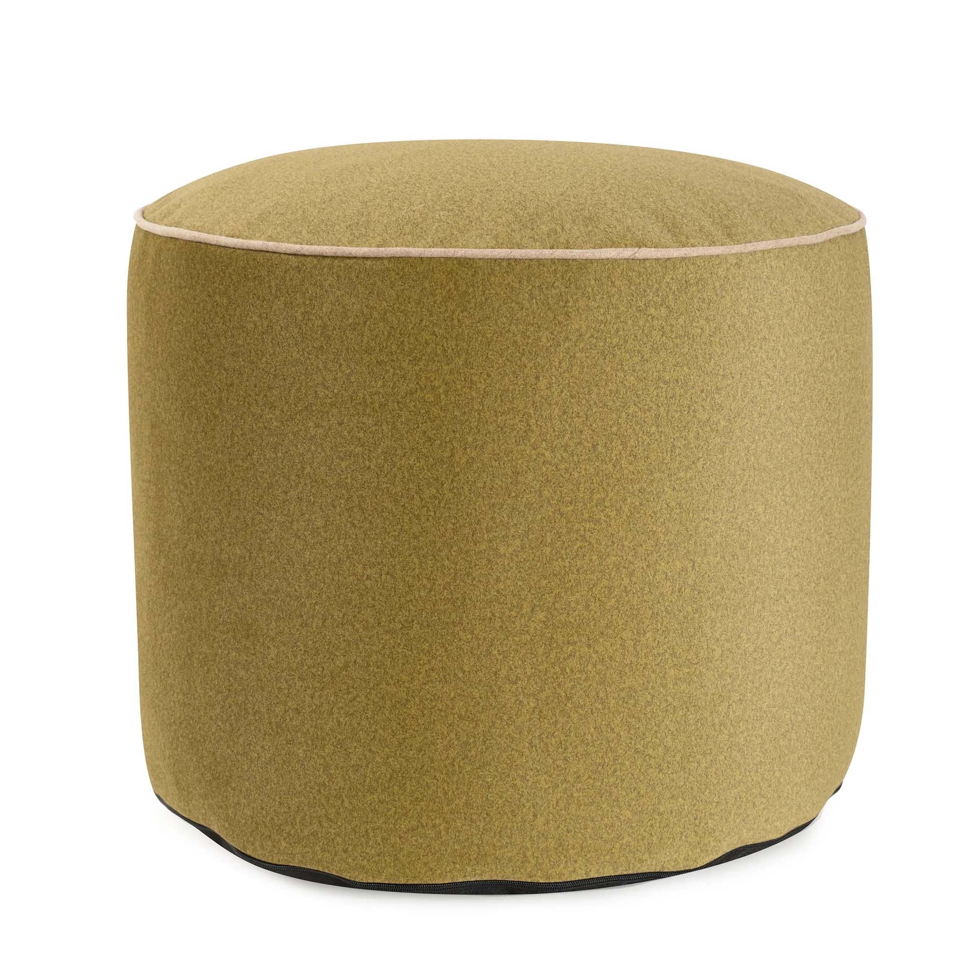 Howard Elliott Tall Qivuit Green Pouf 872-1365